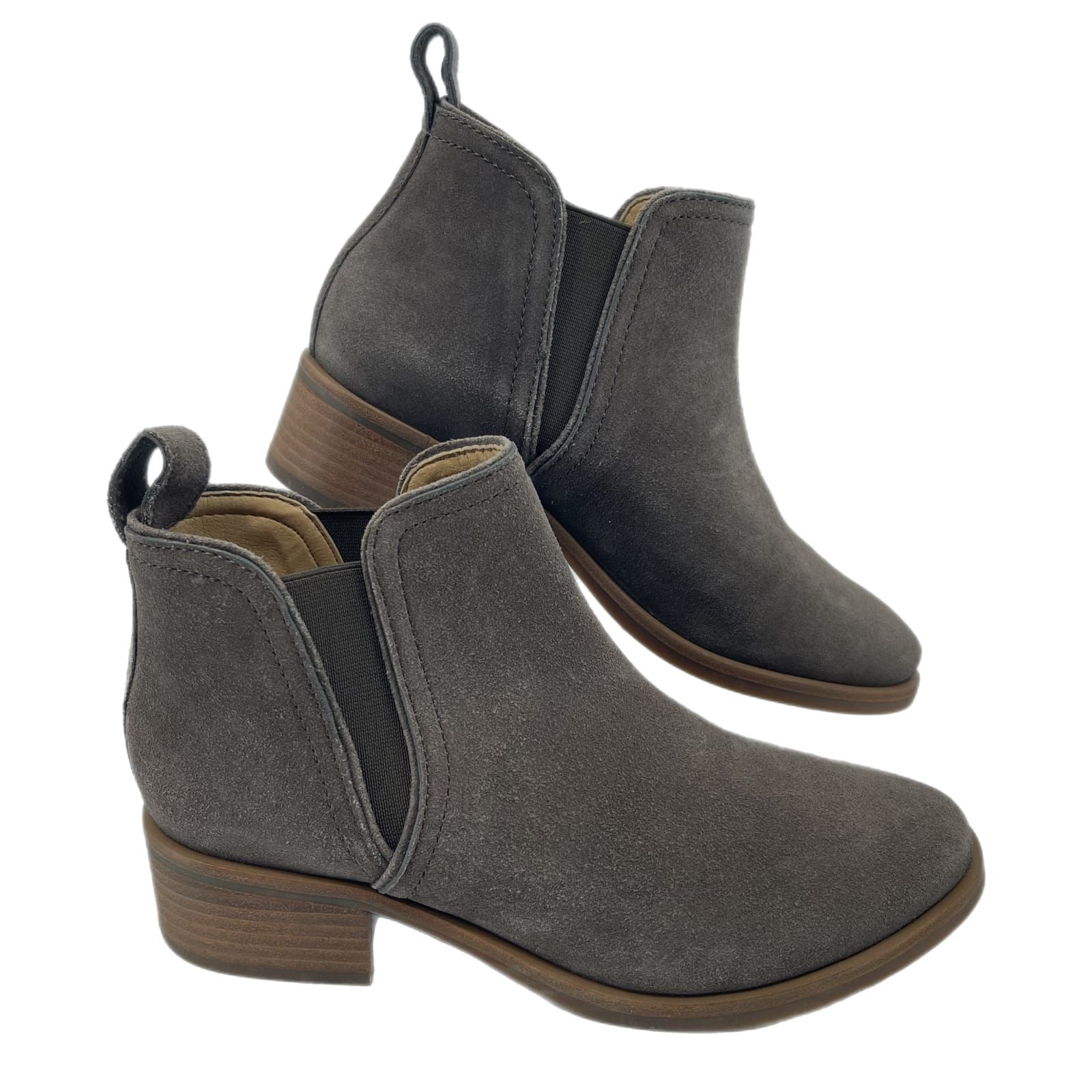 Lucky Brand Tan Leather Ankle Boots