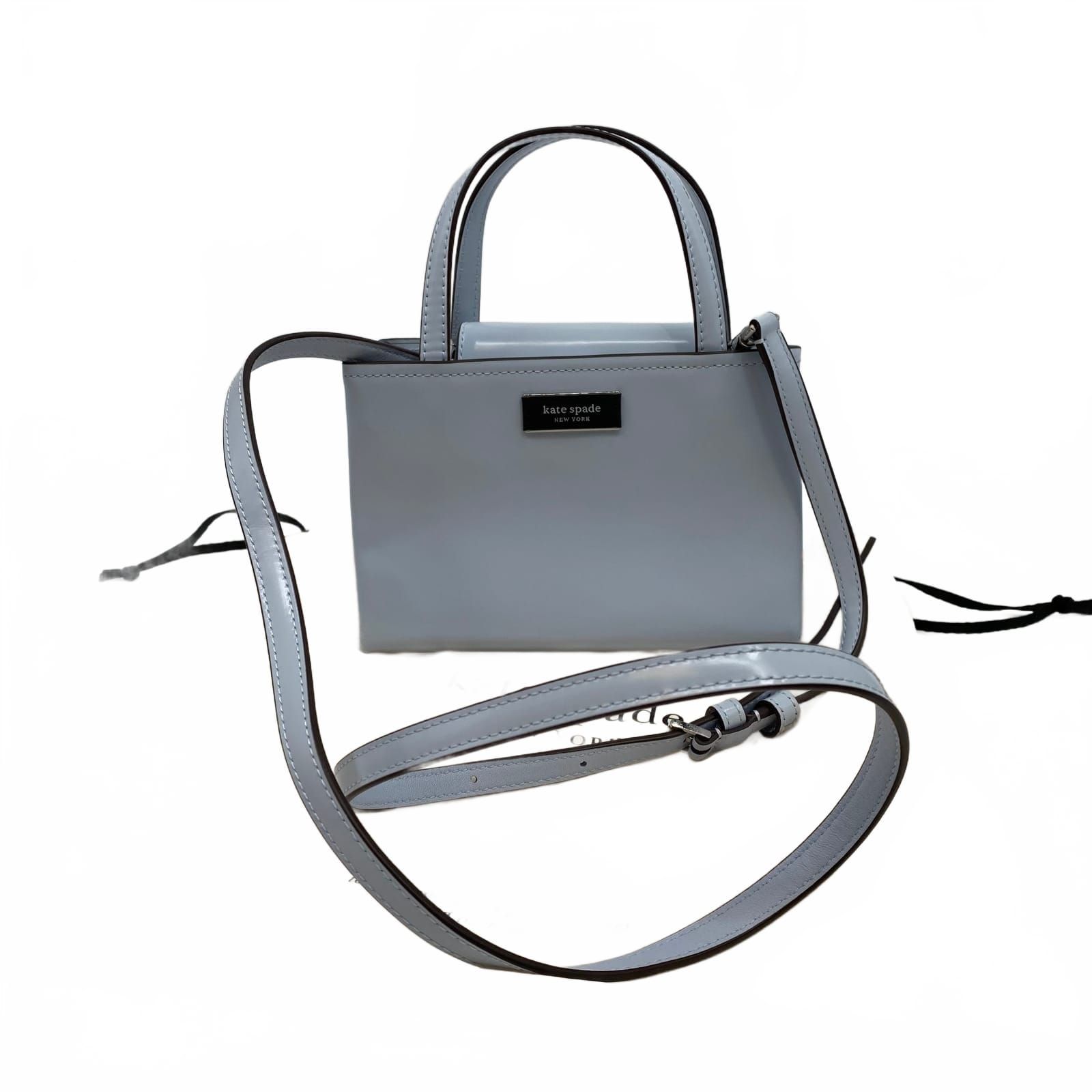 kate spade Light Blue Patent Leather Crossbody Bag
