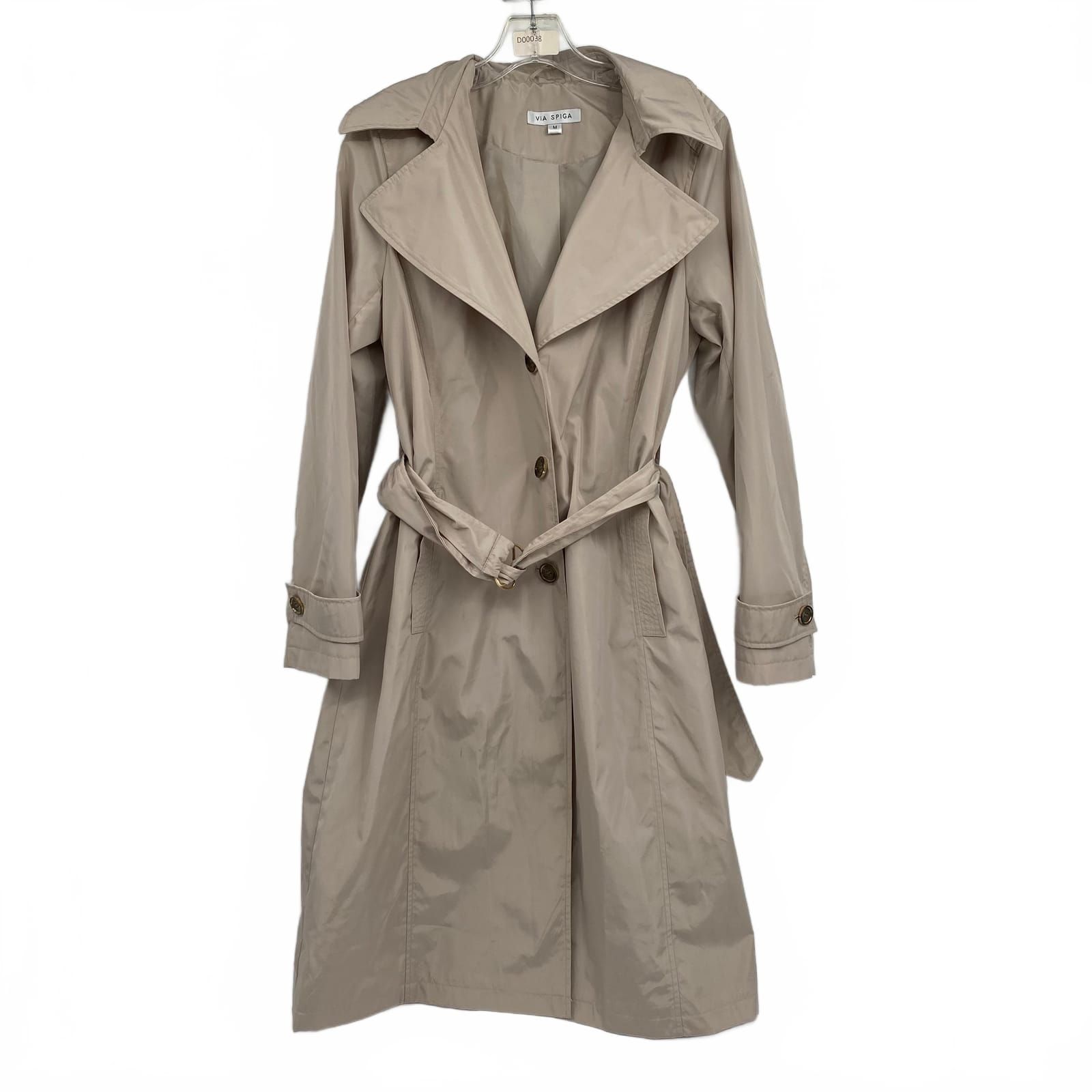 Via Spiga Beige Trench Coat