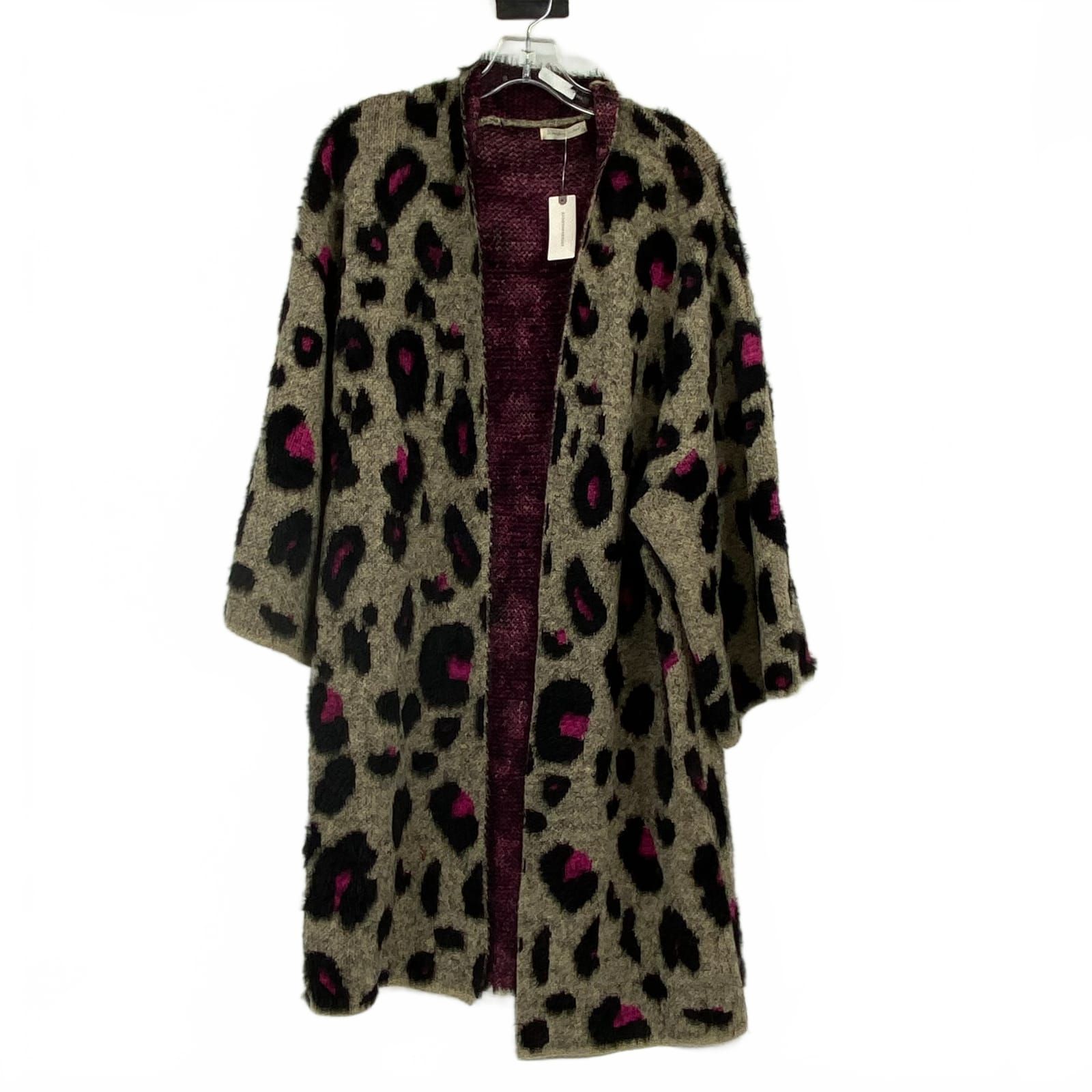 Do everything in love Beige Animal Print Shrug