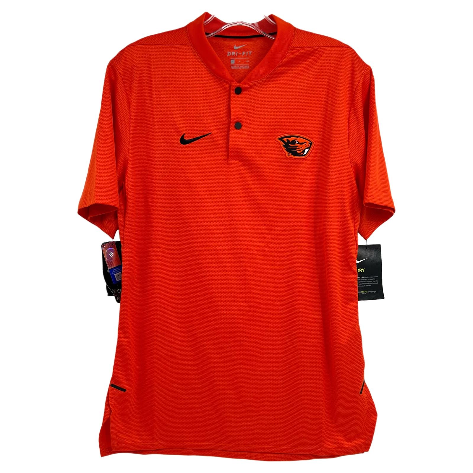 Nike Orange Dri-Fit Polo