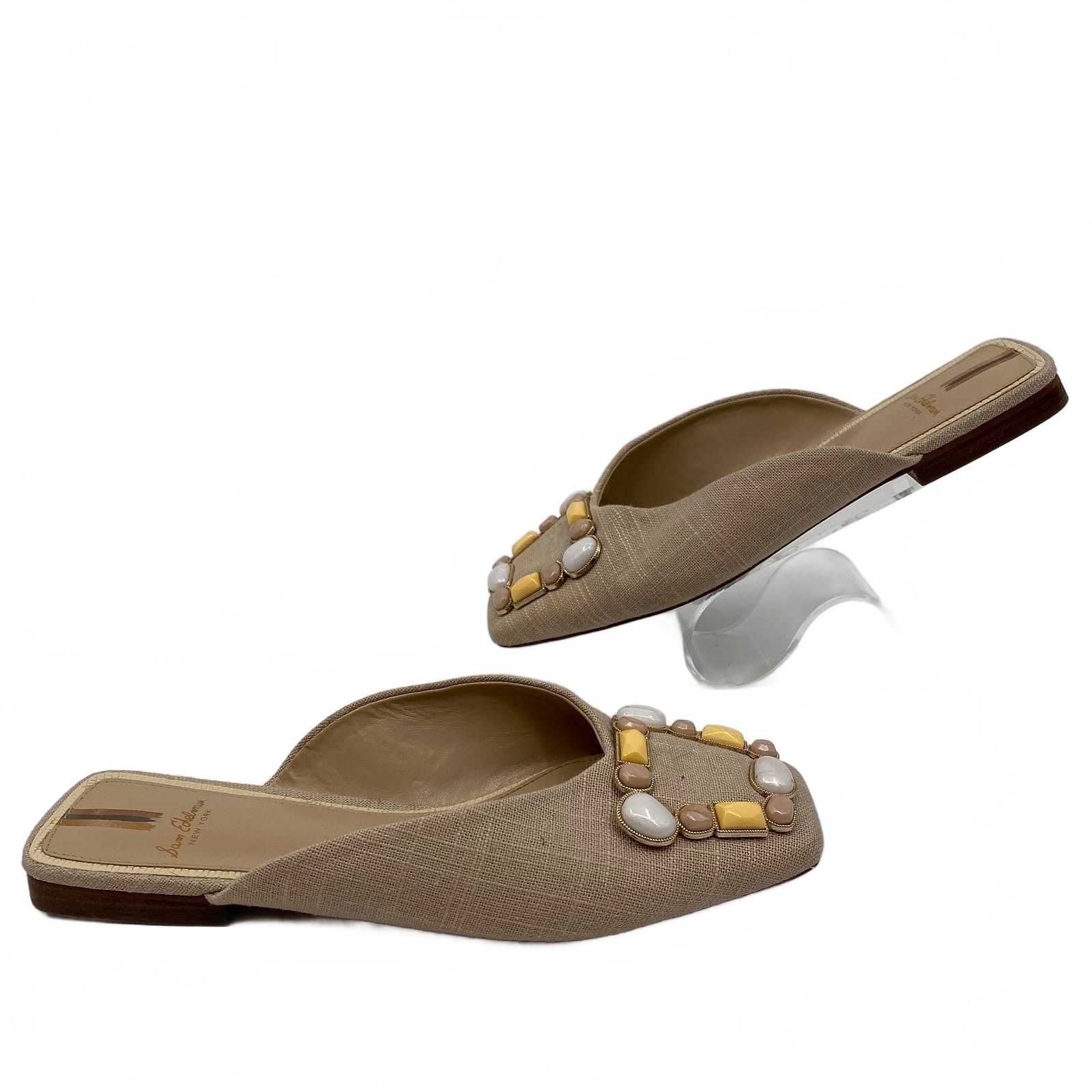 Sam Edelman Lavina Gem Flats Beige
