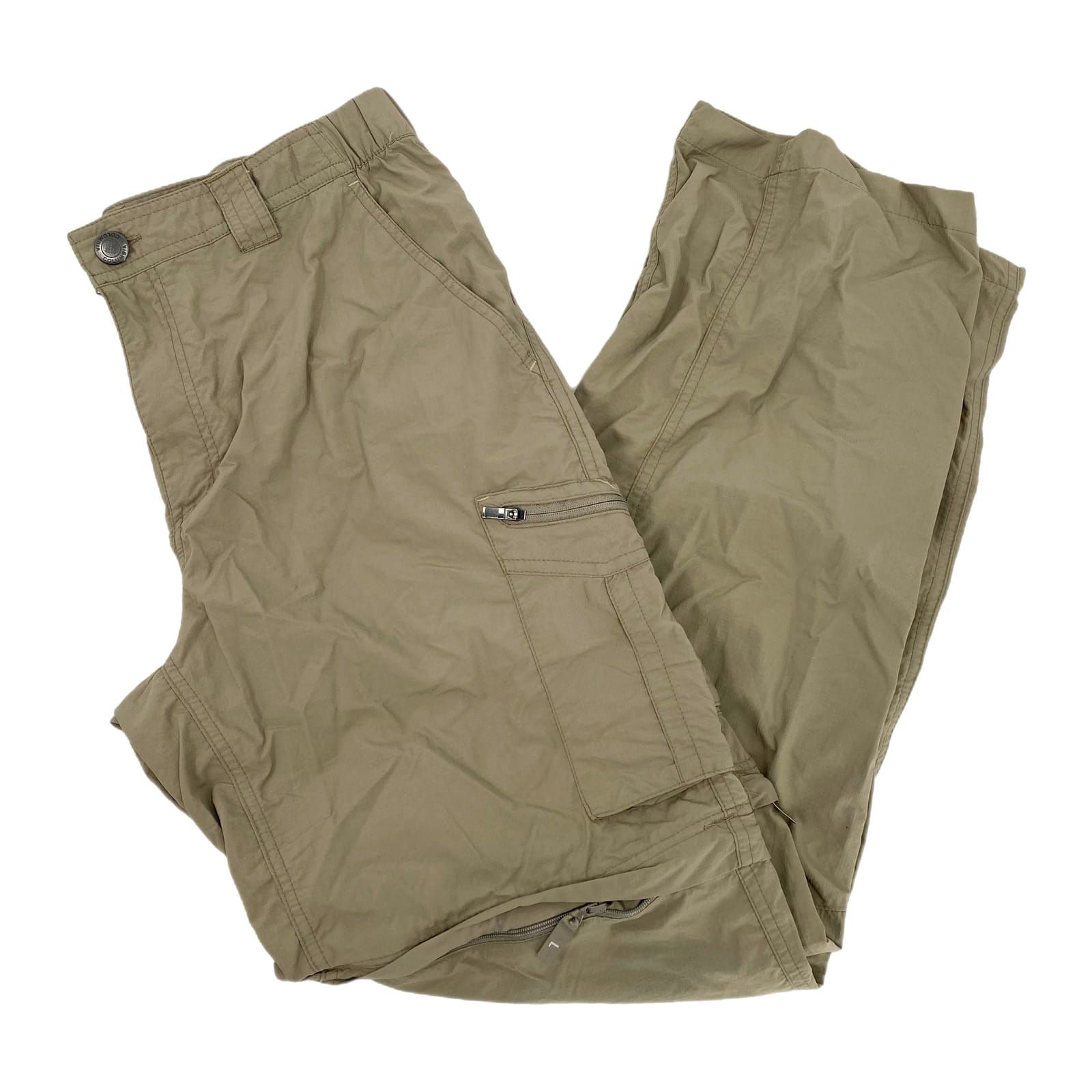 Columbia Beige Convertible Cargo Hiking Pants