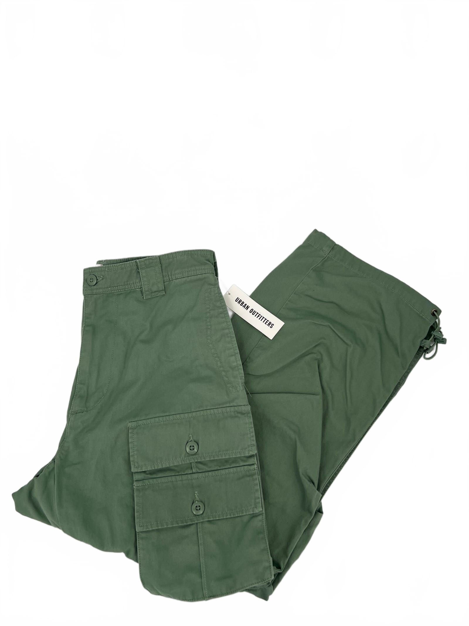 BDG Green Cotton Cargo Pants