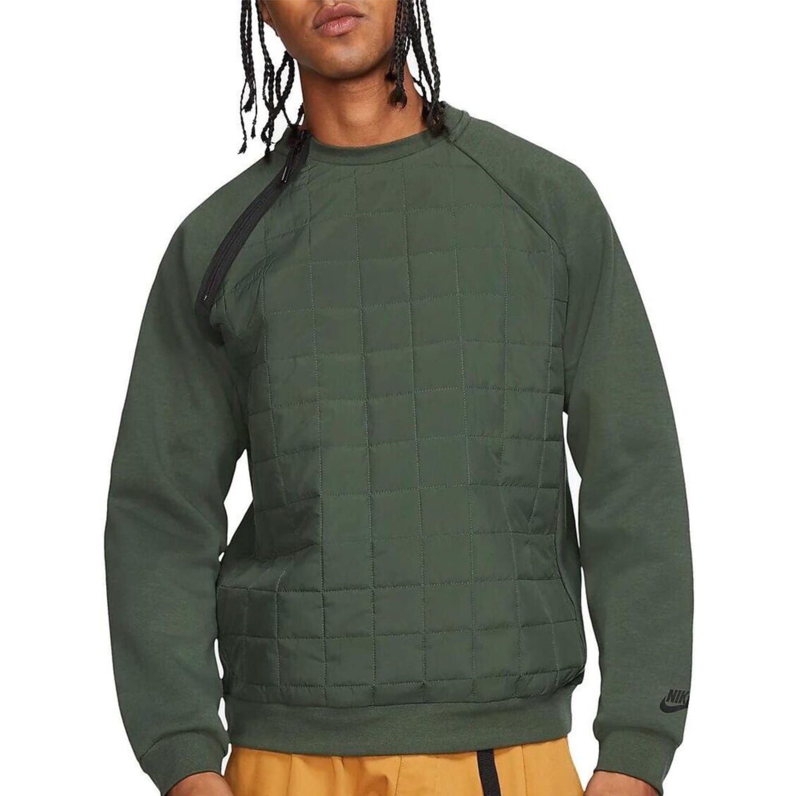Nike Green Black Crewneck