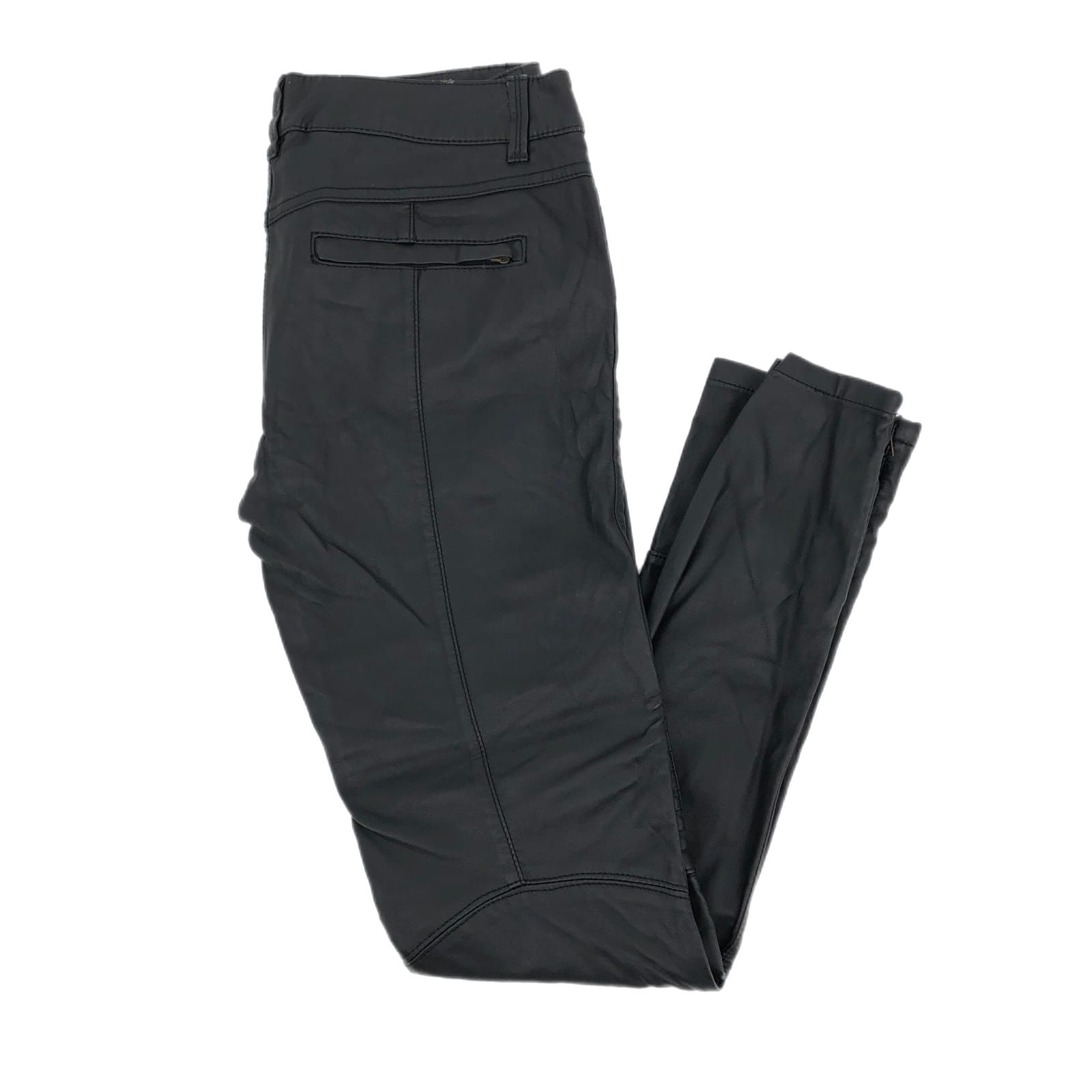 Free People Black Skinny Pants with Pockets