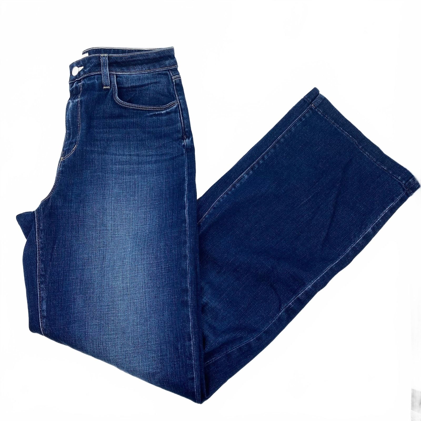 L’agence Scottie Wide Leg Jeans Blue