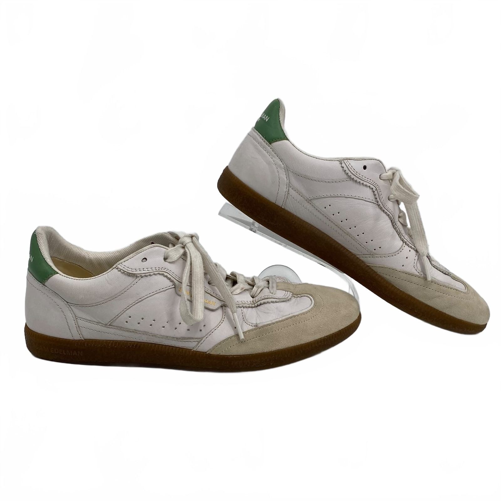 Sam Edelman White Green Kallen Sneakers