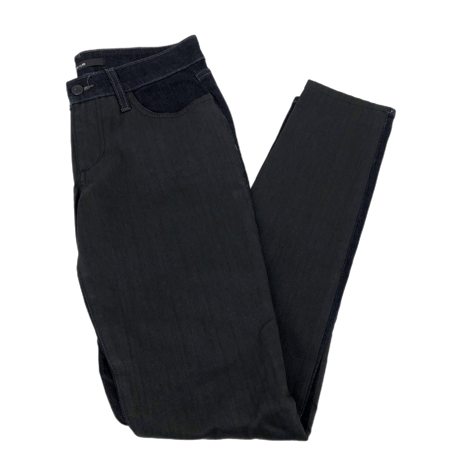 Joe's Jeans Black/Blue Mid-Rise Skinny Jeans