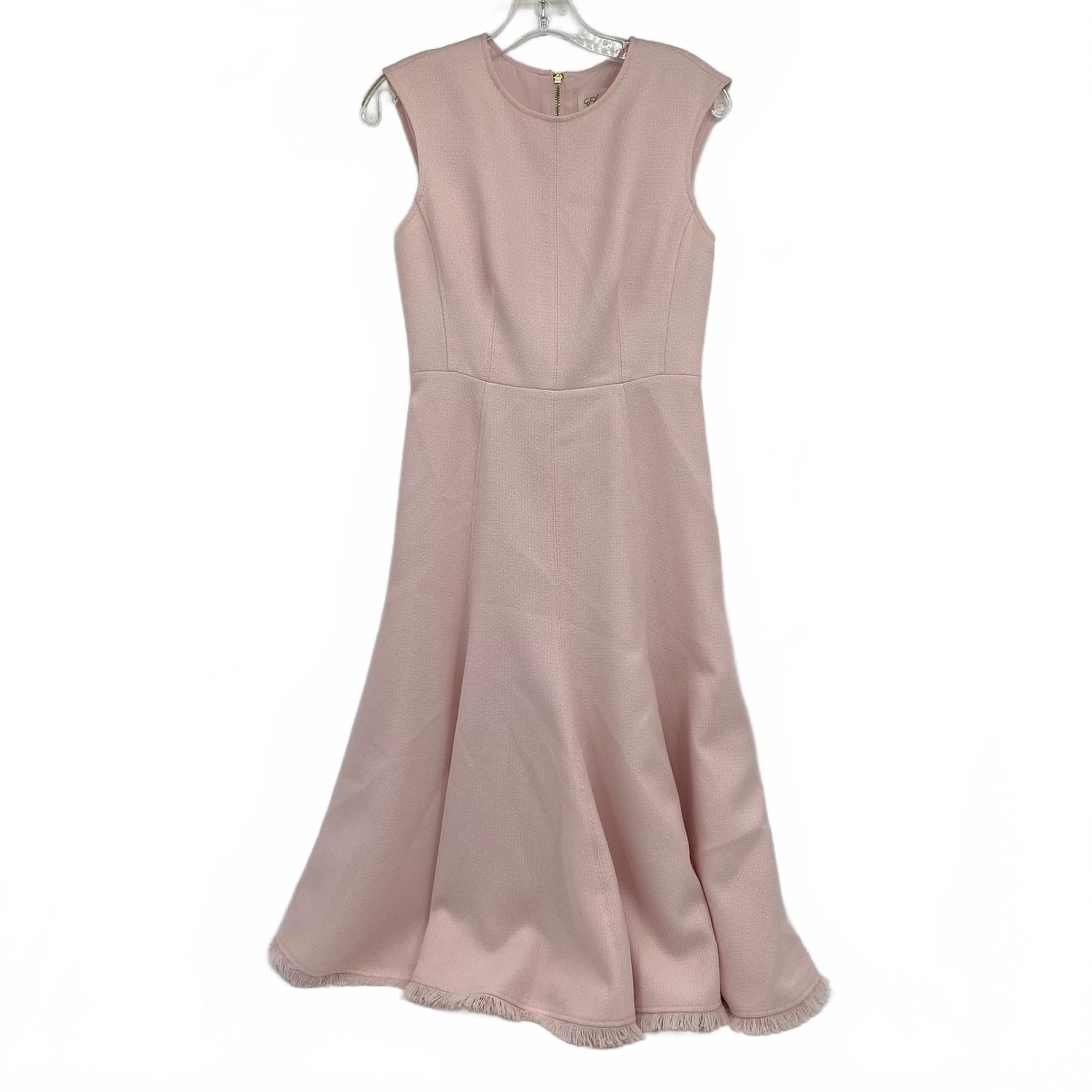 Eliza J Pink Midi Dress A-Line Silhouette