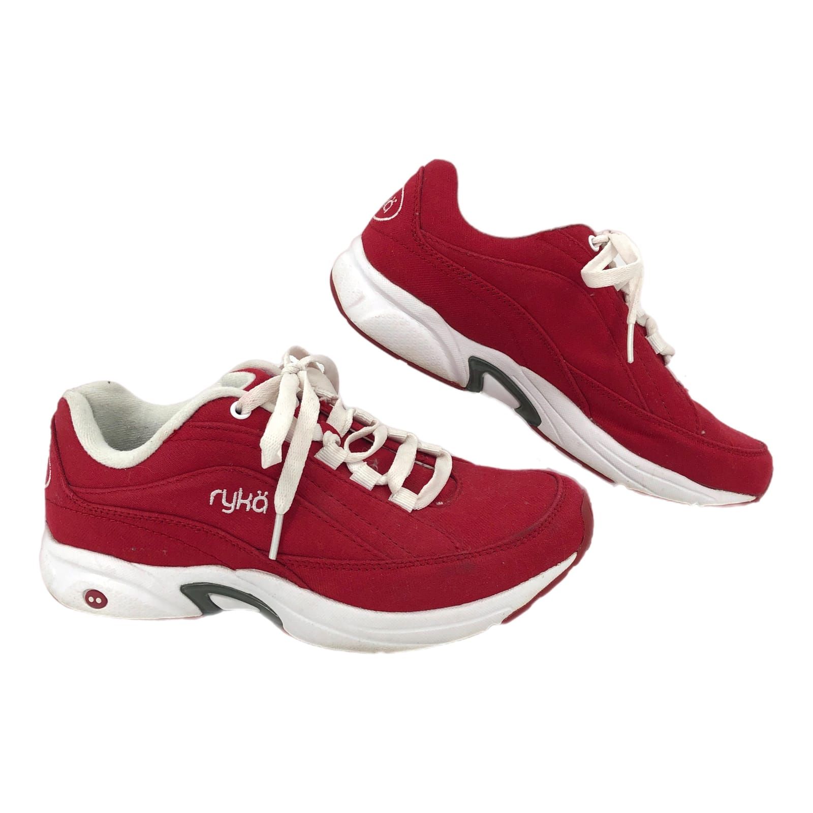 Ryka Red & White Athletic Sneakers