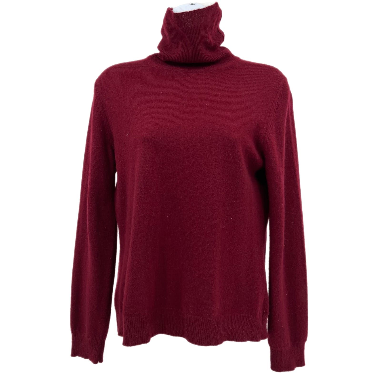 Pursuits, ltd. Red Cashmere Turtleneck Sweater