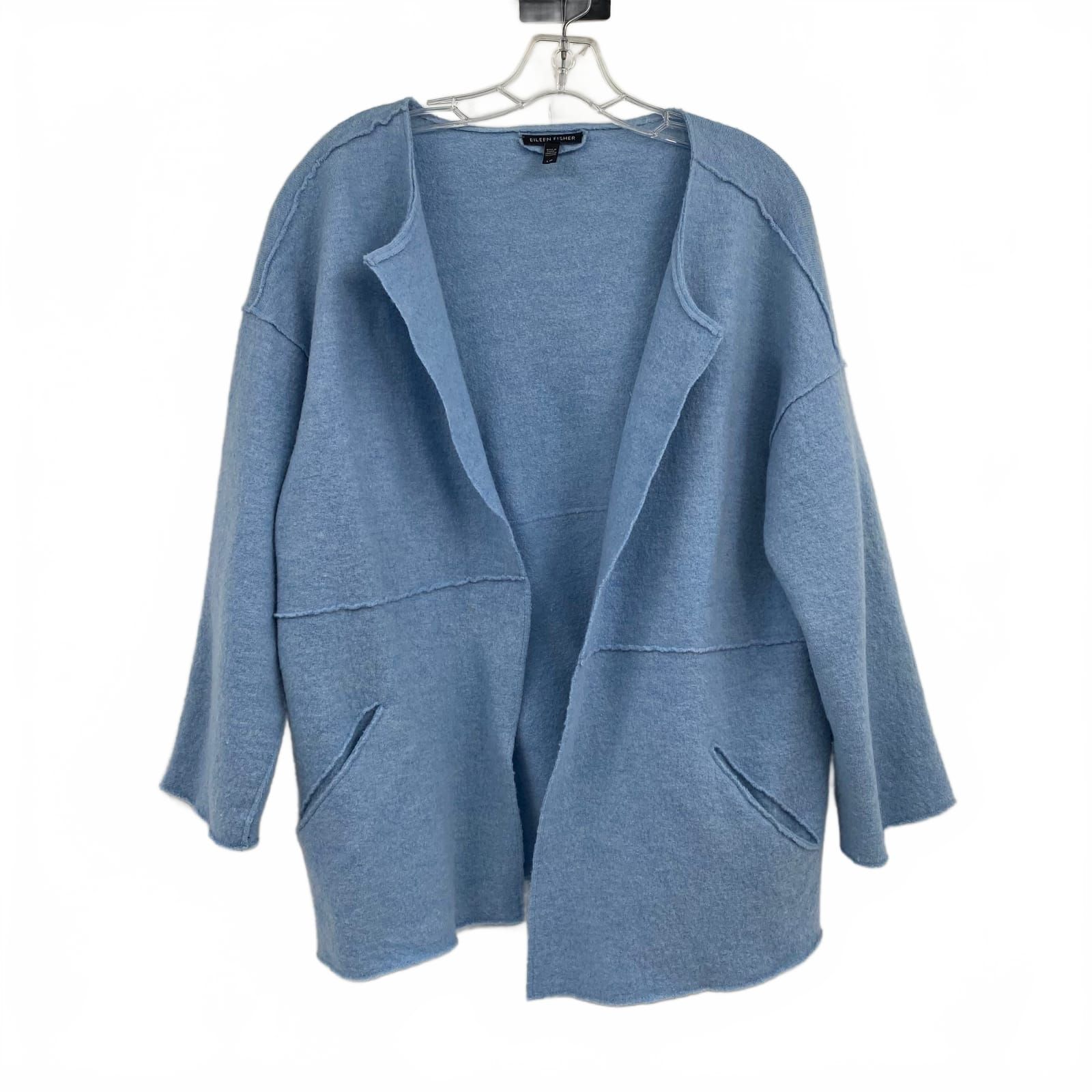 Eileen Fisher Blue Wool Blazer
