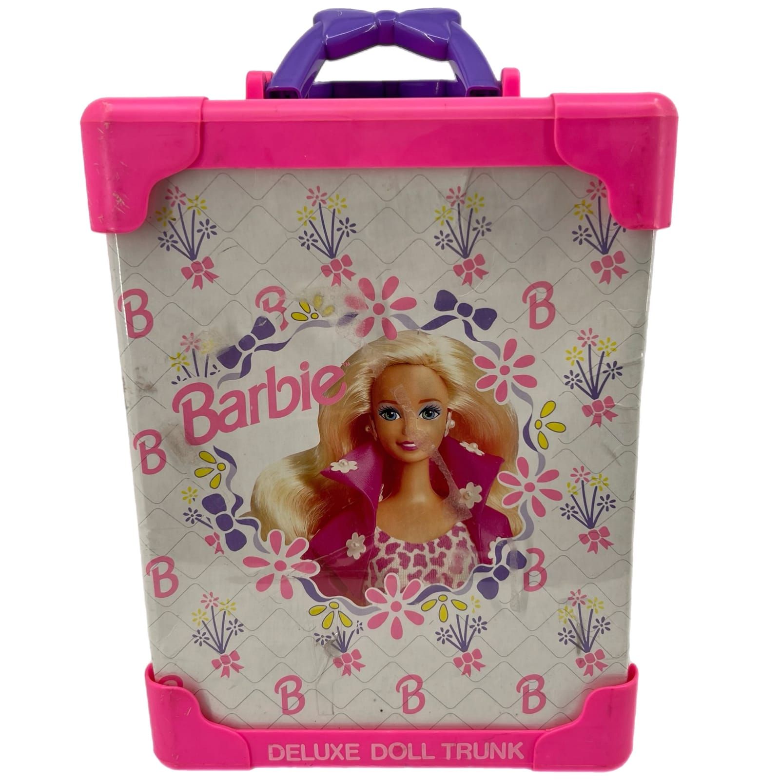 Vintage Mattel 1993 Pink Barbie Deluxe Trunk