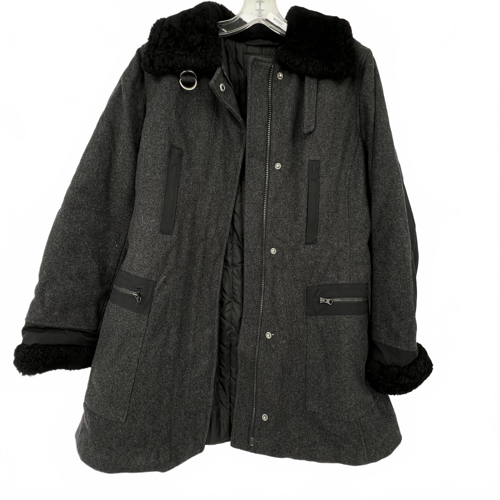 Banana Republic Pea Coat Gray