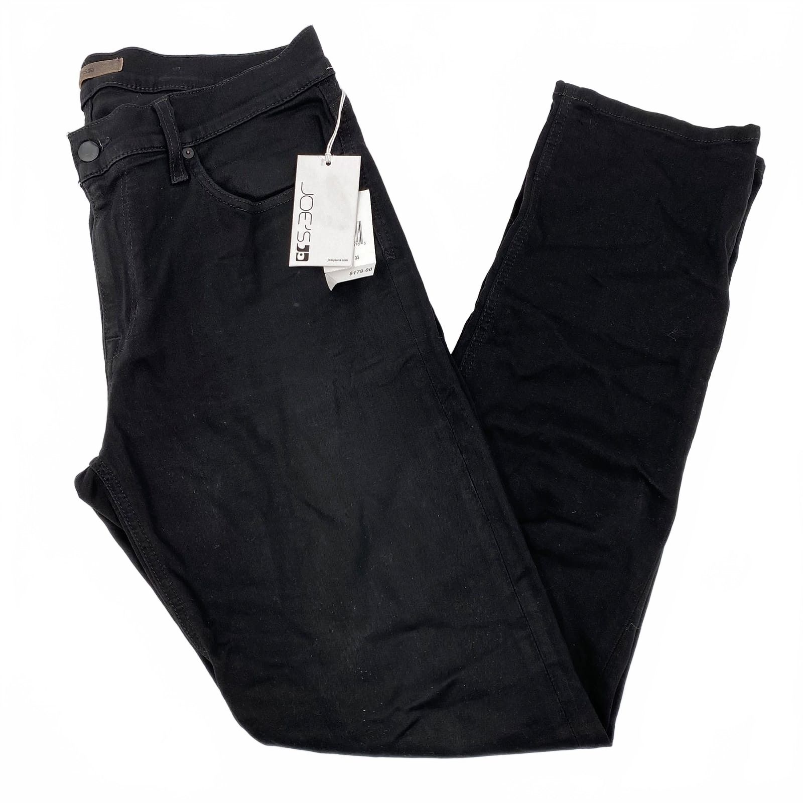 Joe’s Jeans Black Brixton Straight Leg Jeans Leg