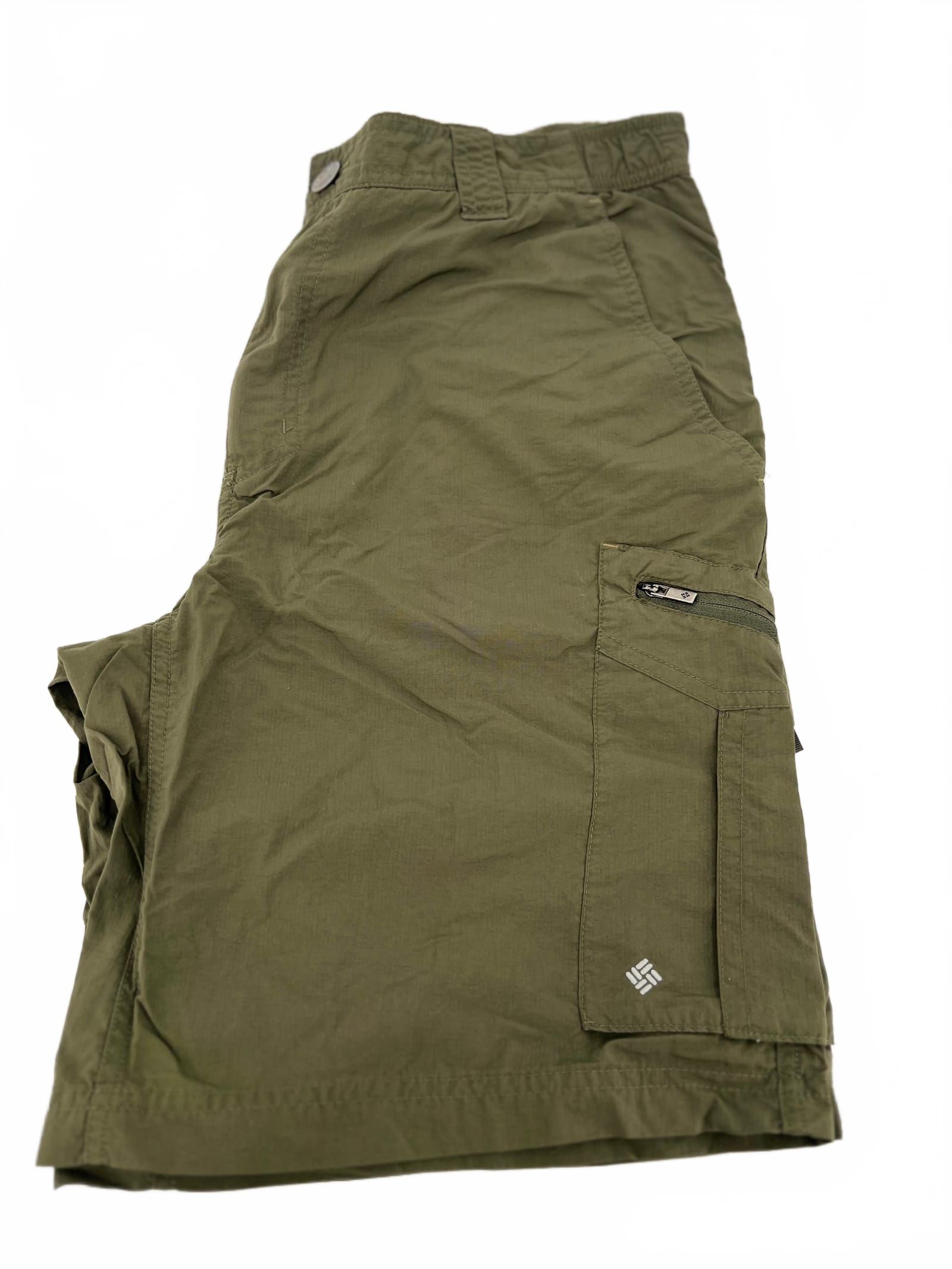 Columbia Green Cargo Shorts