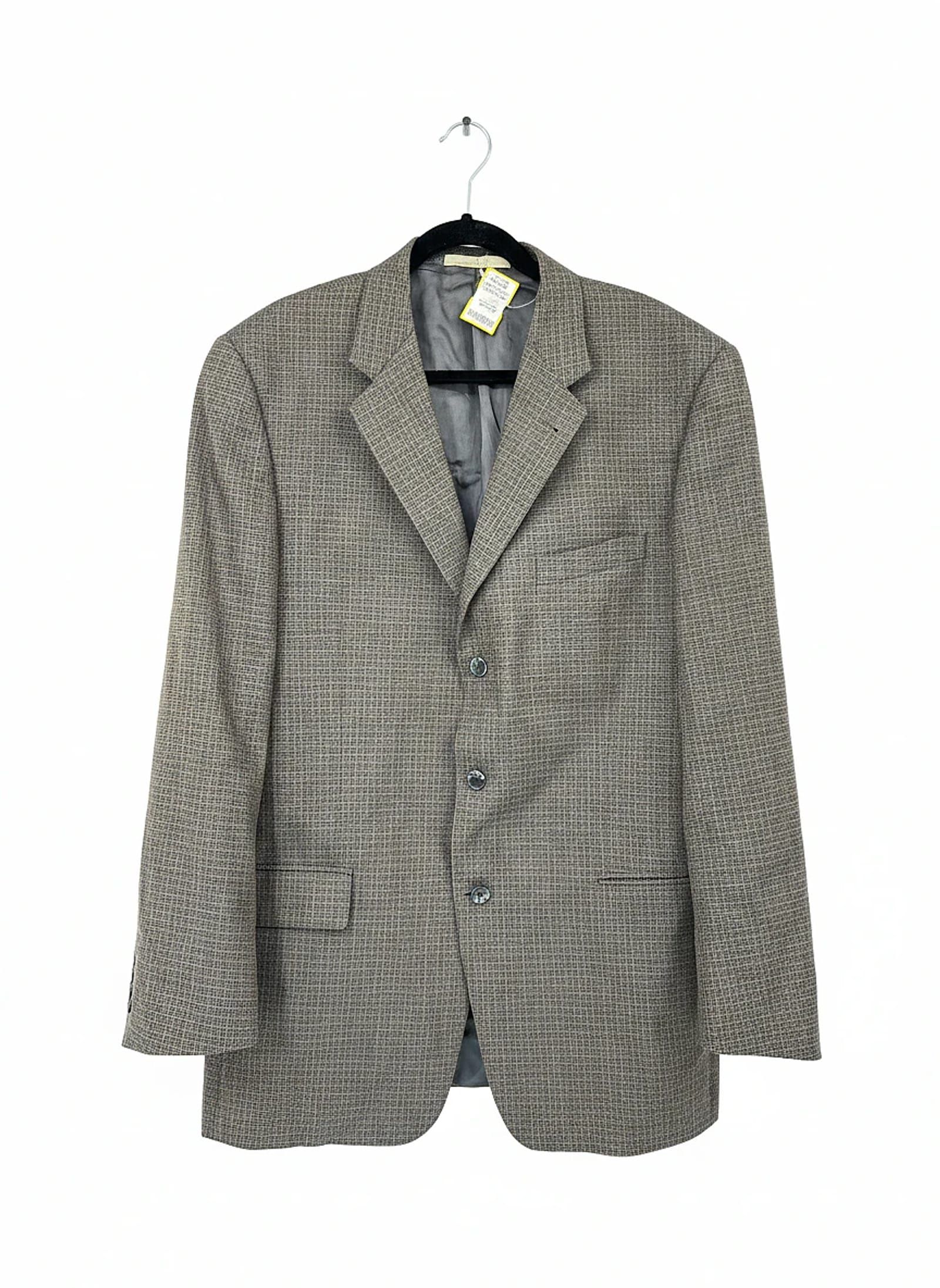 Joseph Abboud Gray Plaid Wool Blazer