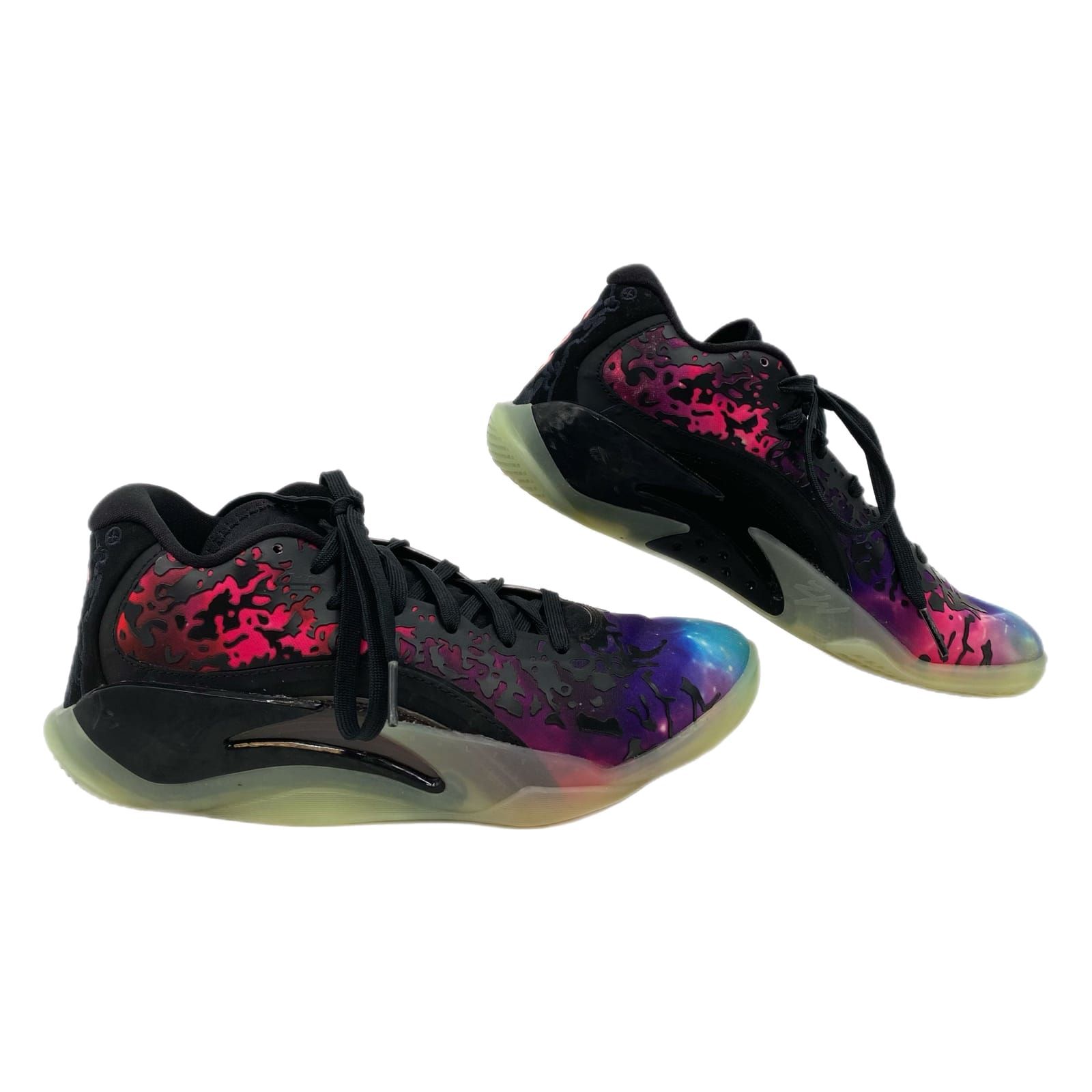Nike Black Purple Air Jordan Sneakers