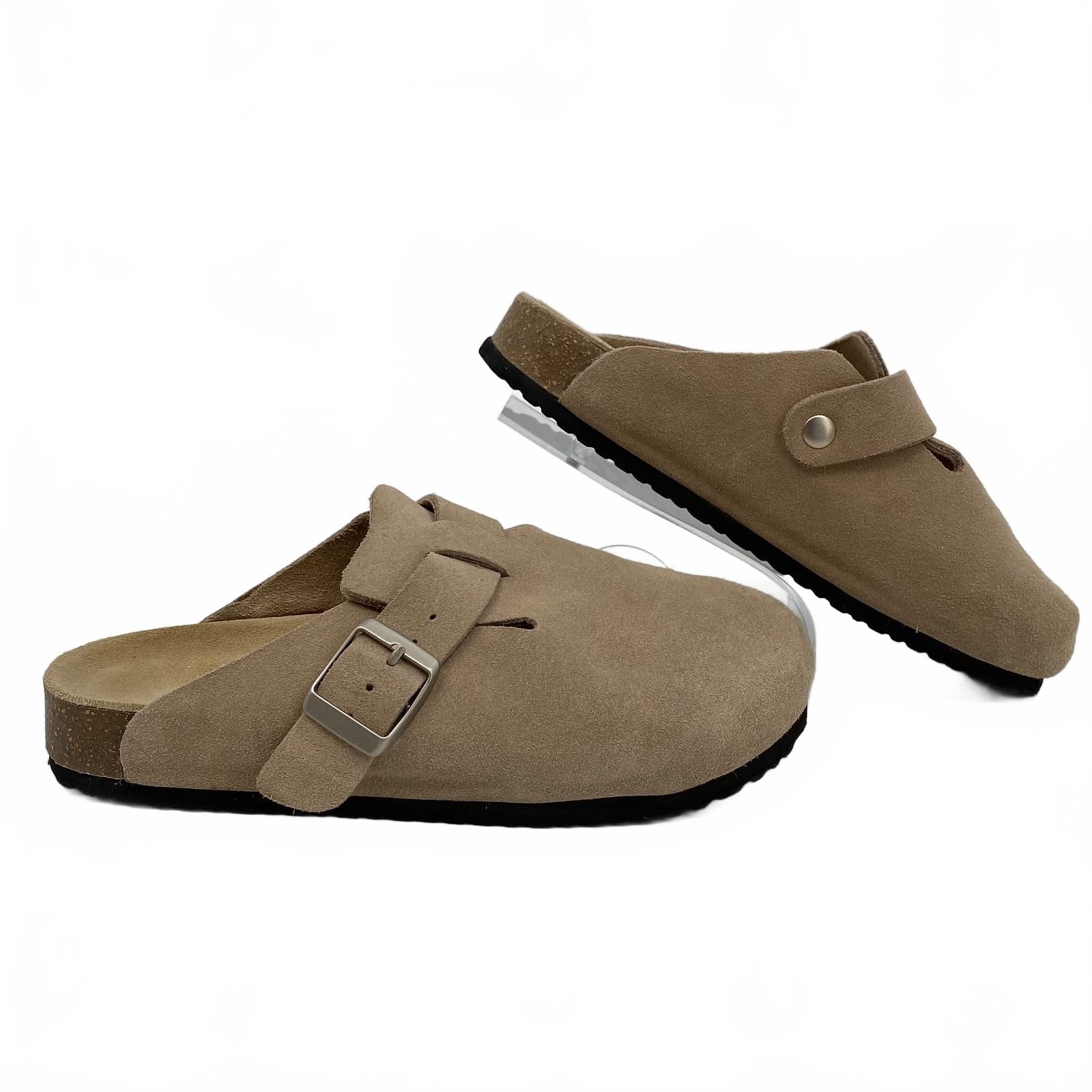 Quince Beige Mule Clogs