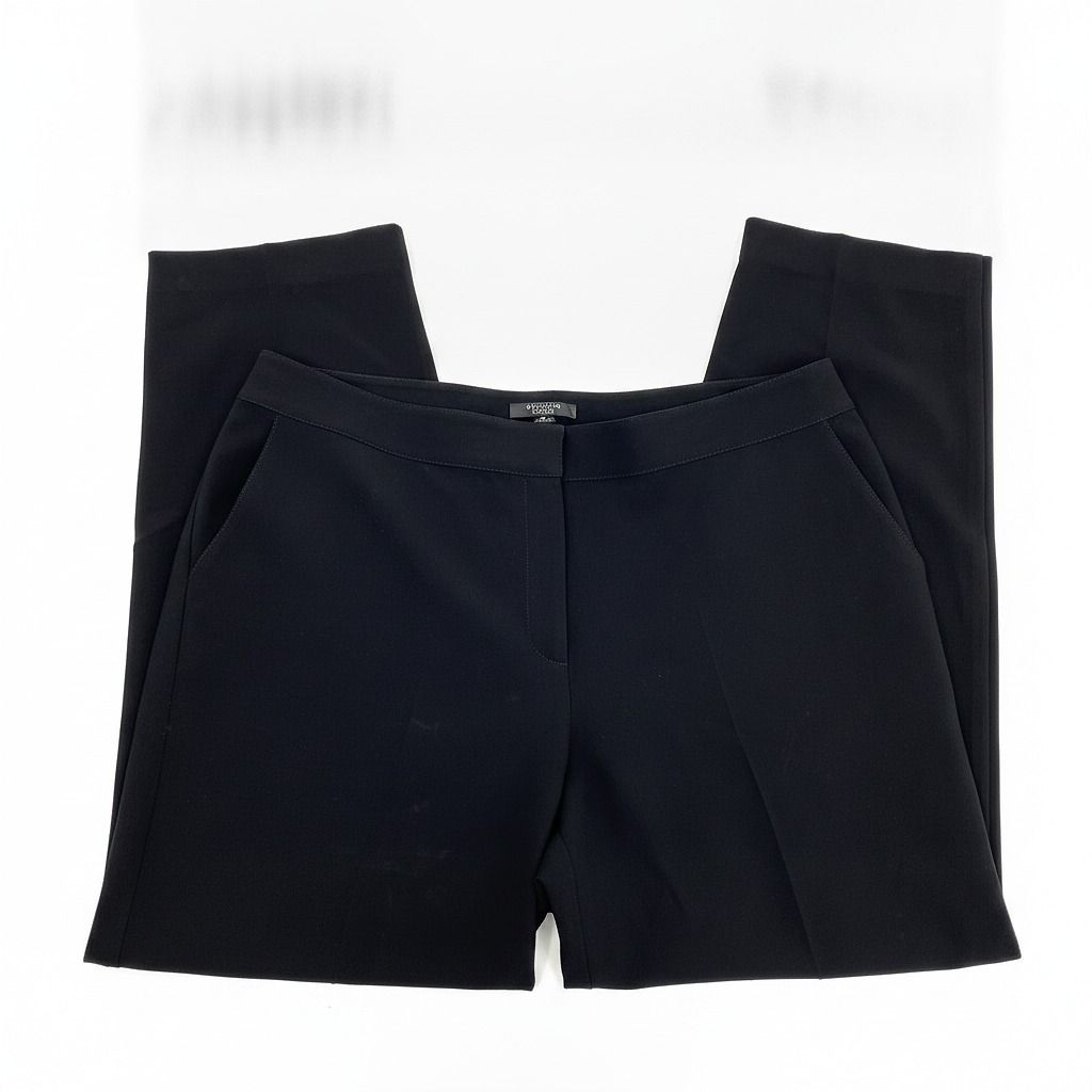 St John Black Emma Dress Pants