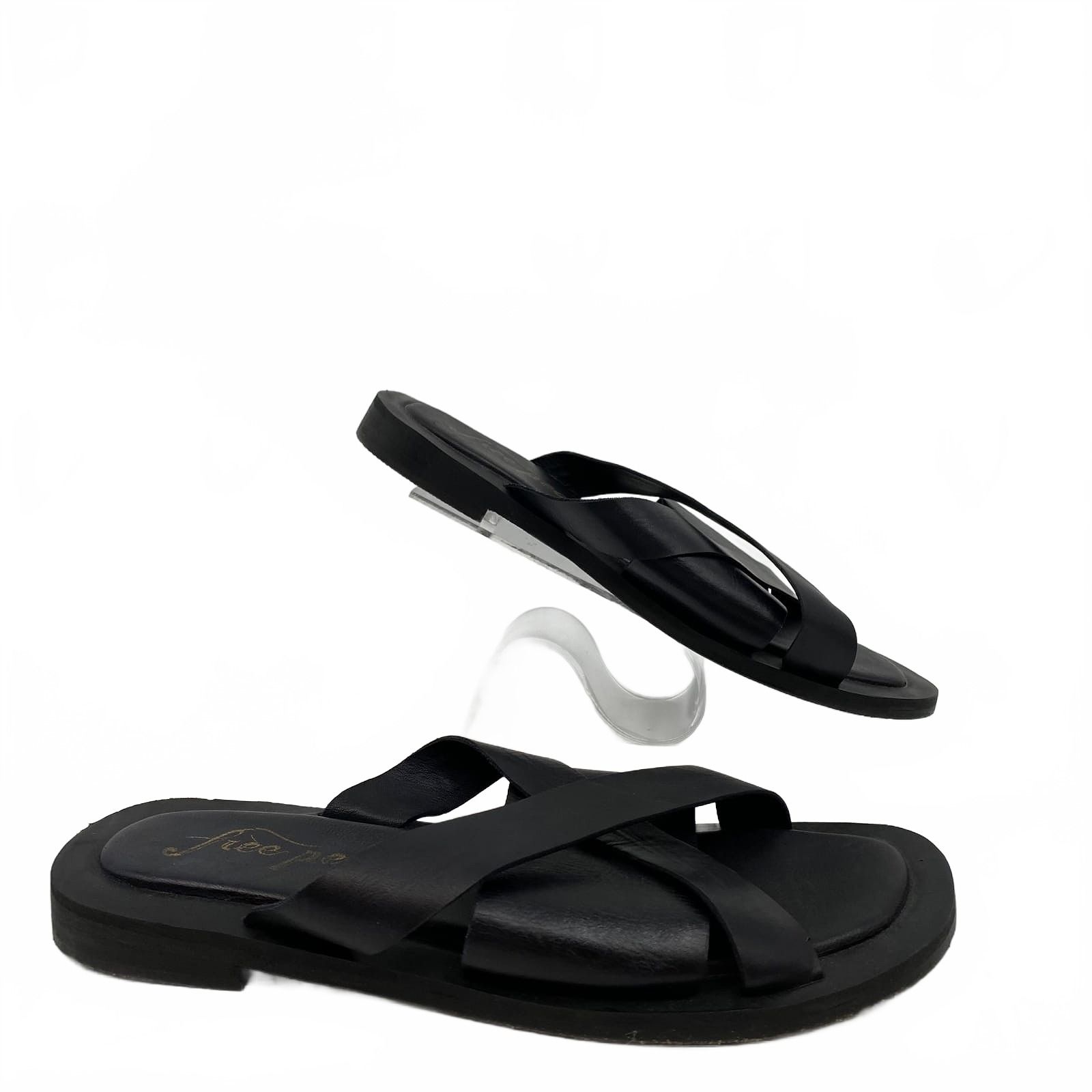 Free People Black Del Mar Sandals