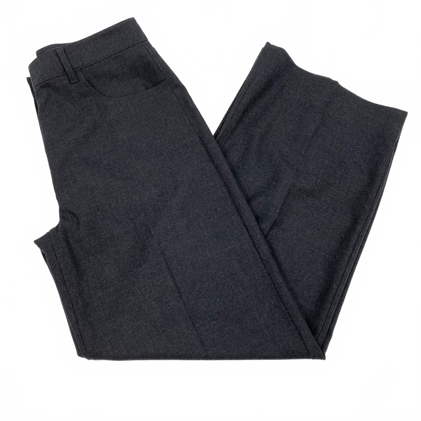 Theory Gray Wool Blend Dress Pants