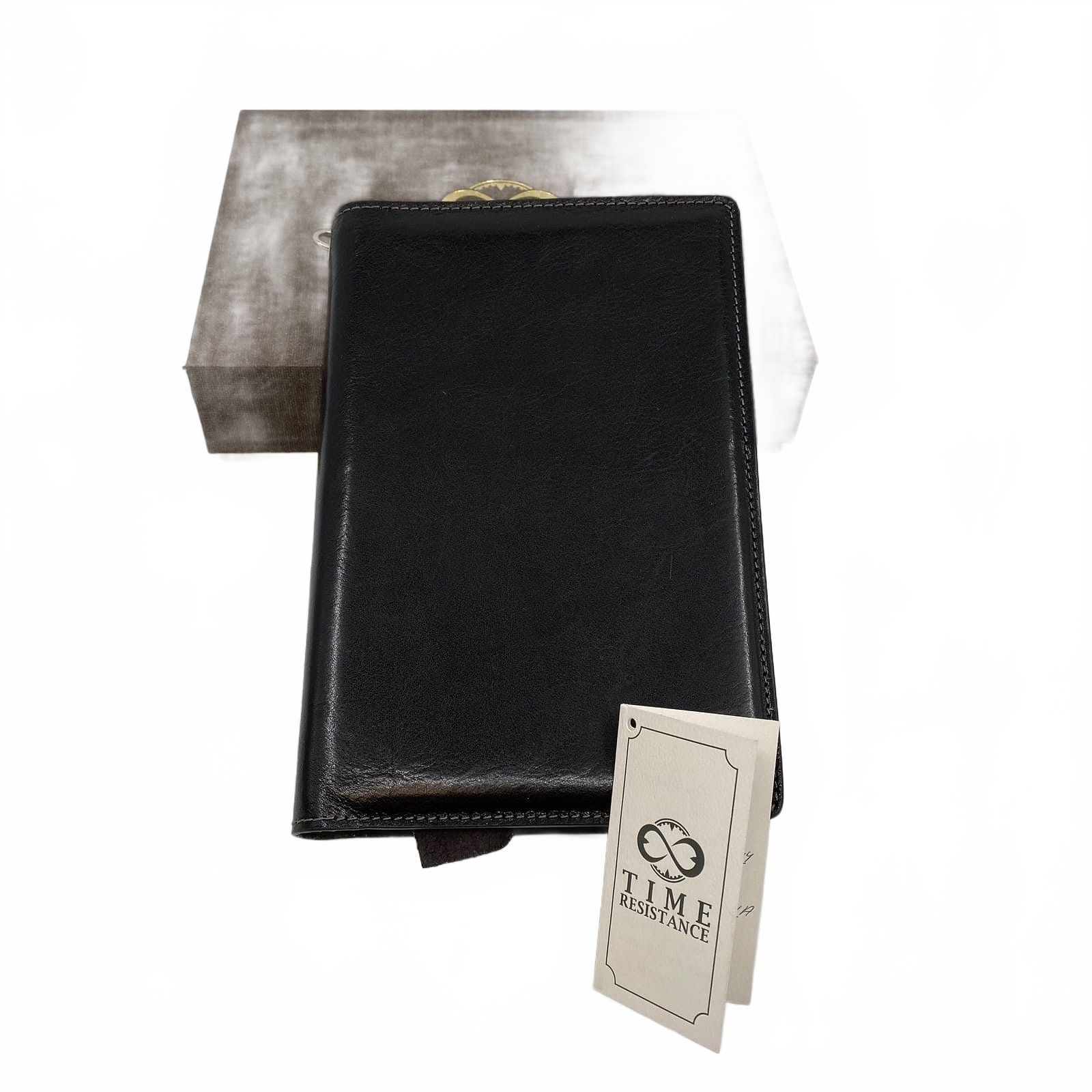 Time Resistance Leather Notebook