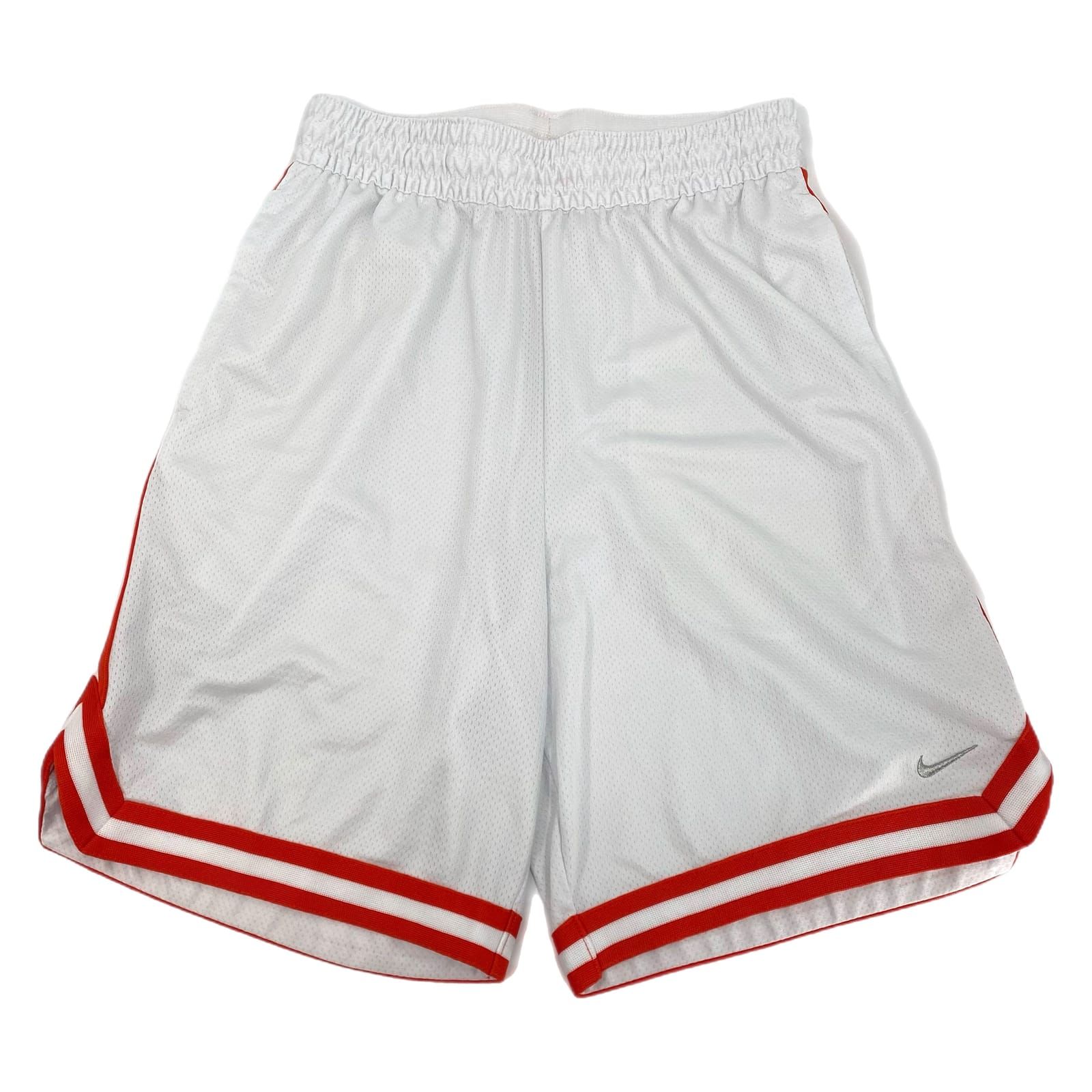 Nike White Red Athletic Shorts