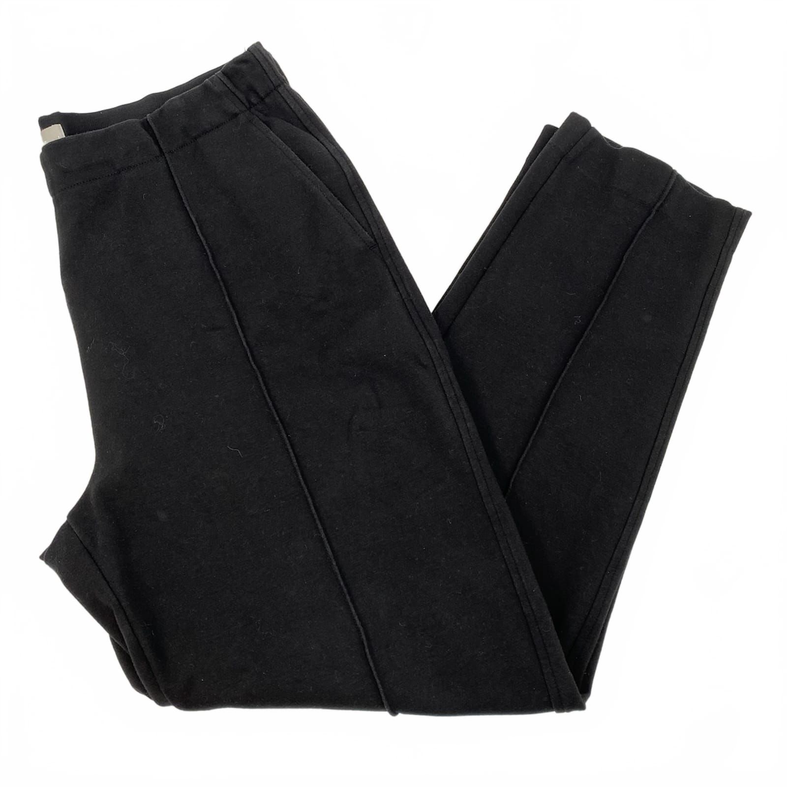 Everlane Black Pleated Front Drawstring Trousers