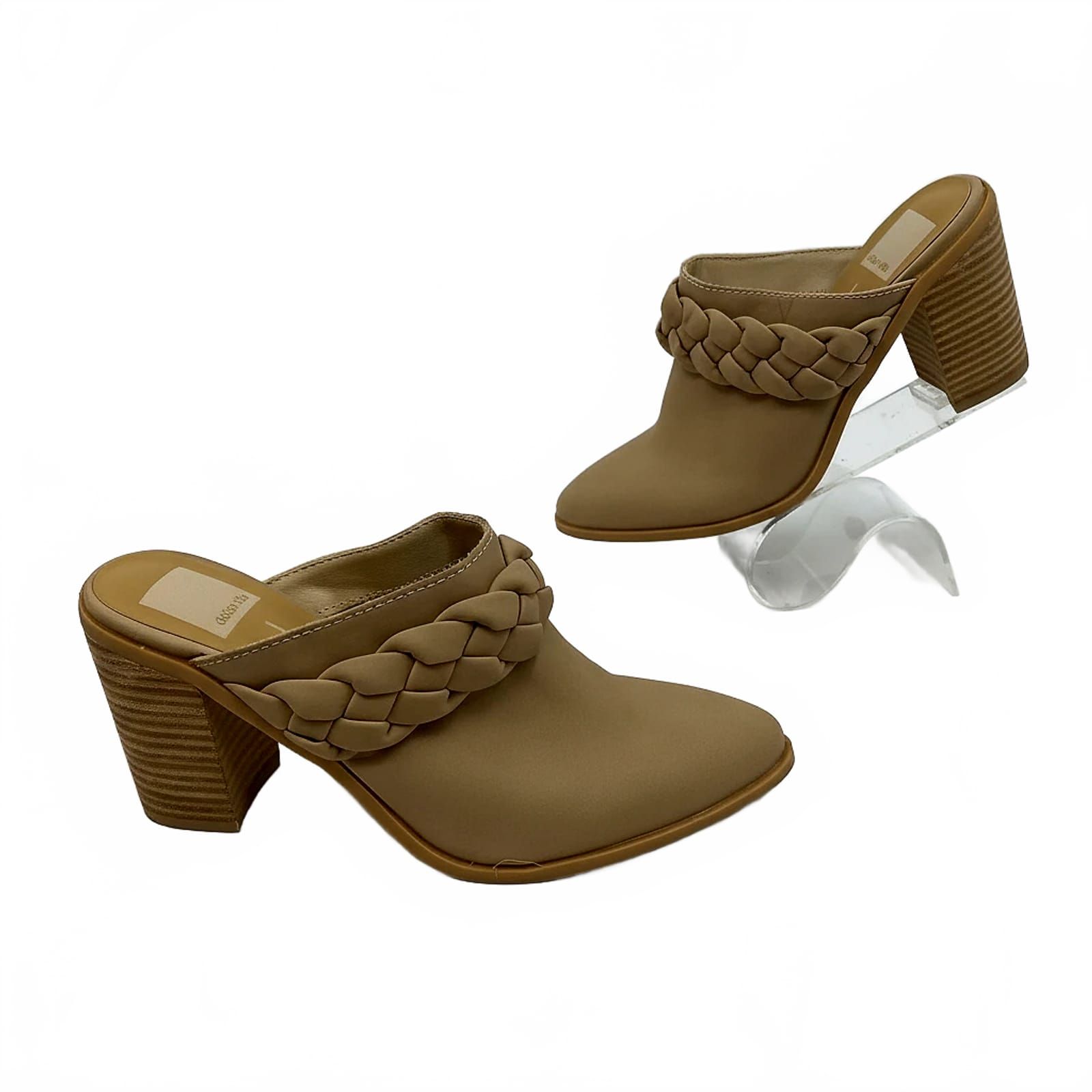 Dolce Vita Tan Faux Leather Mules