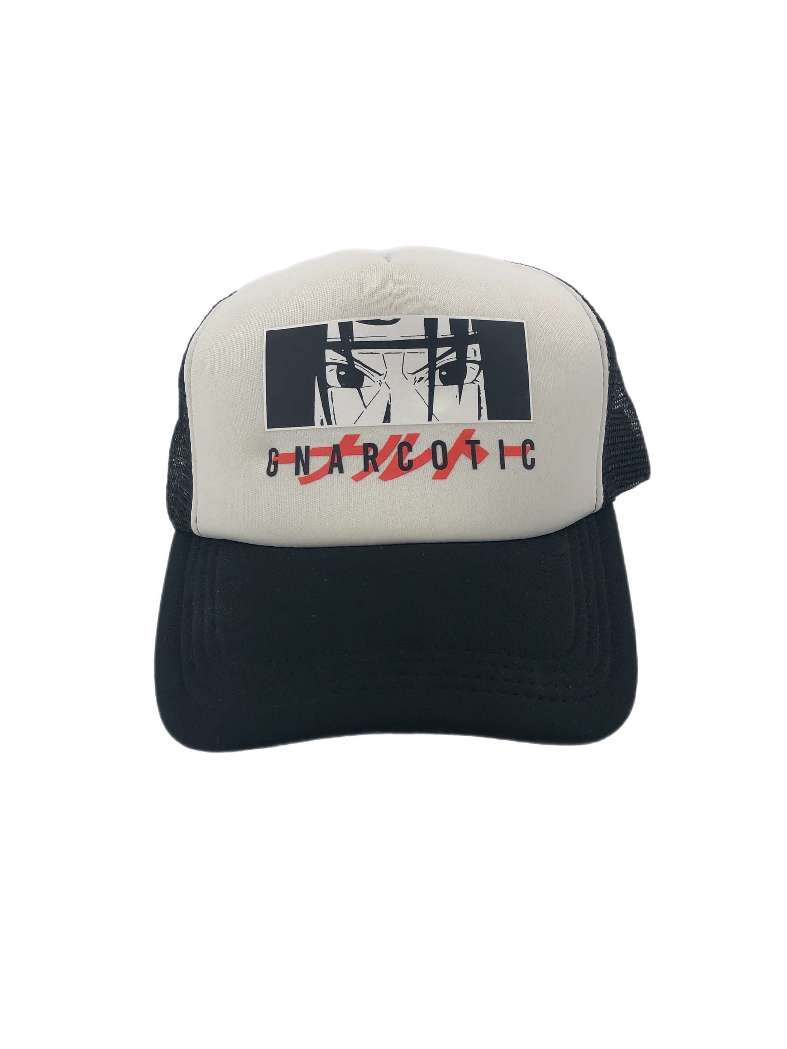 White & Black Adjustable Breathable Snapback Hat