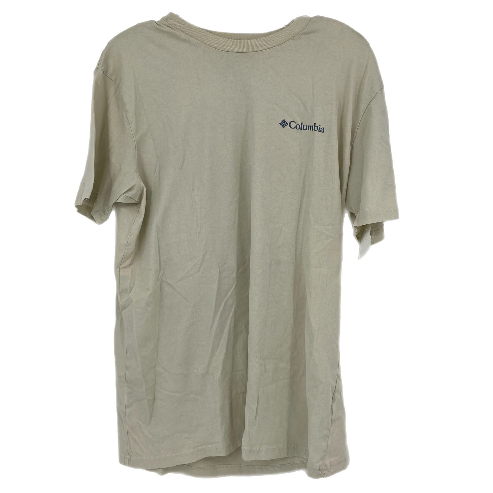 Columbia Cream Basic Cotton T-Shirt