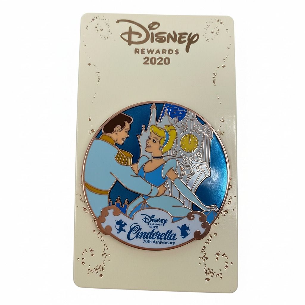 Disney Cinderella Pin Blue Gold Rewards 2020