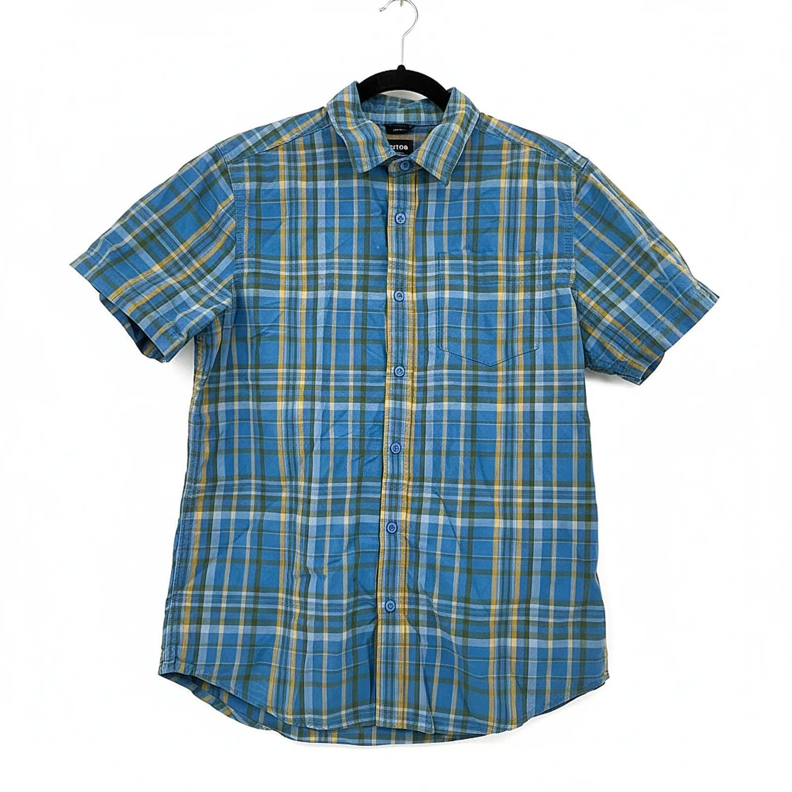 Prana Men Plaid Button-Down Shirt