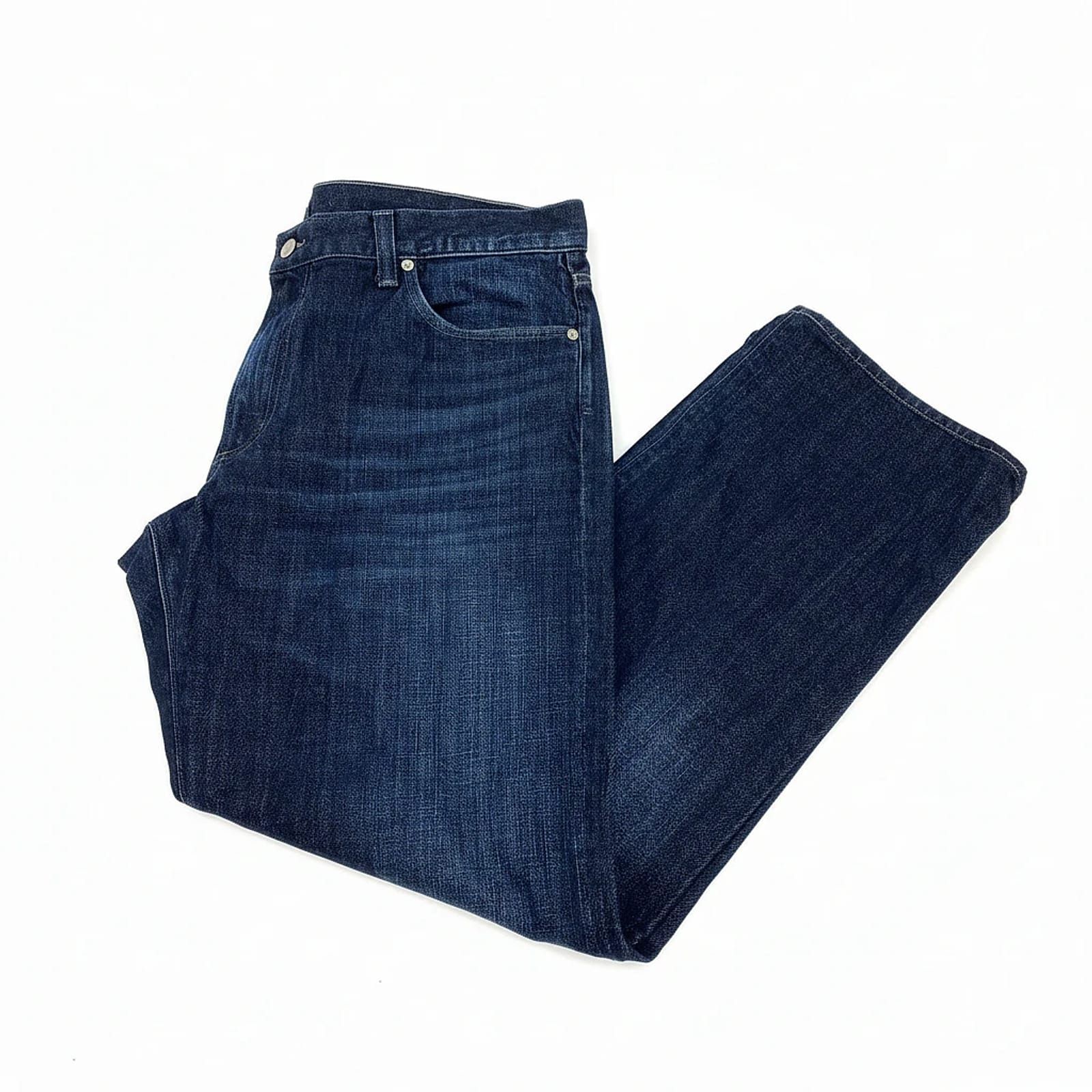 Citizens Of Humanity Blue Cotton Blend Straight Jeans