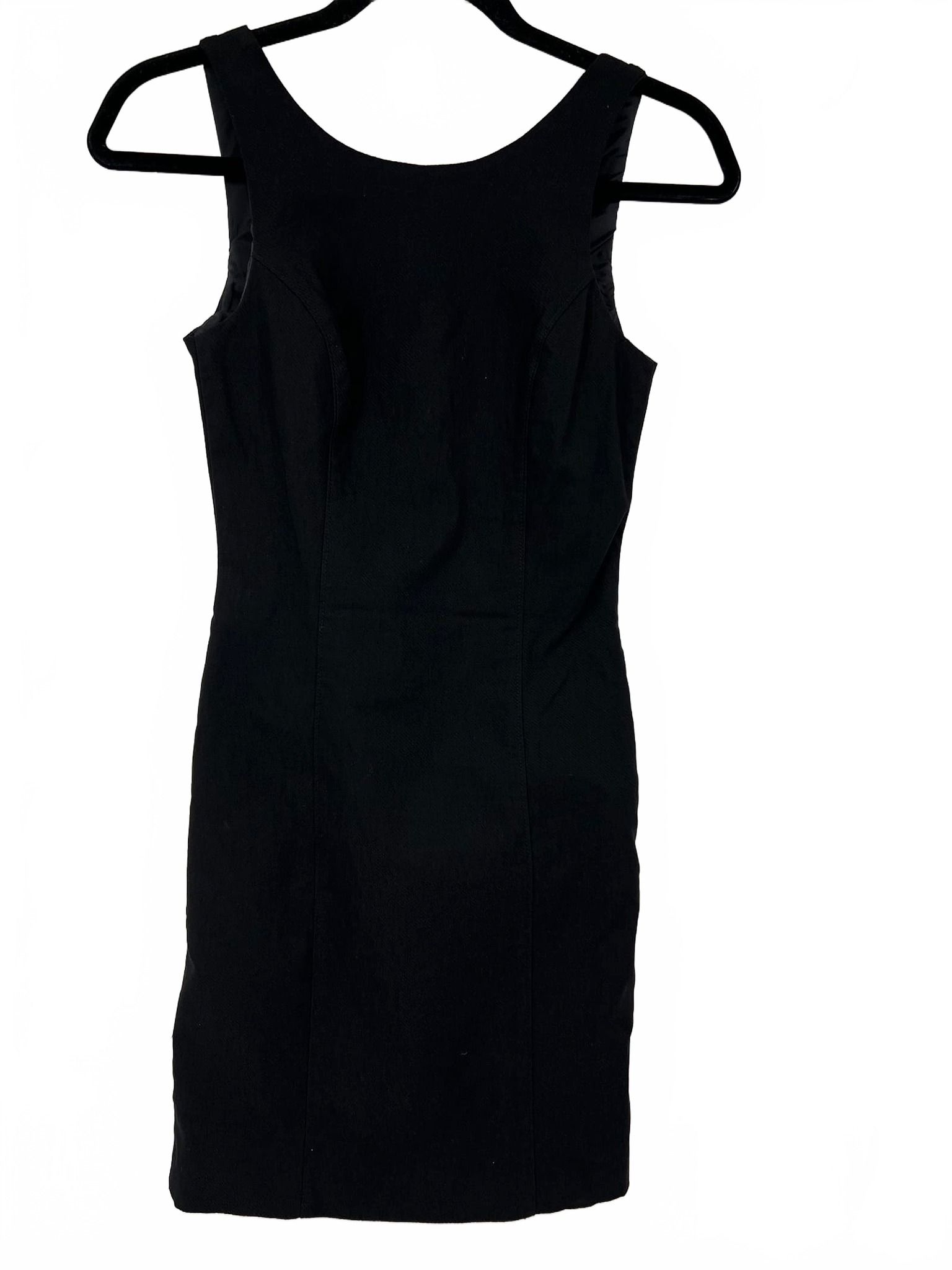 Bebe Black Midi Bodycon Dress