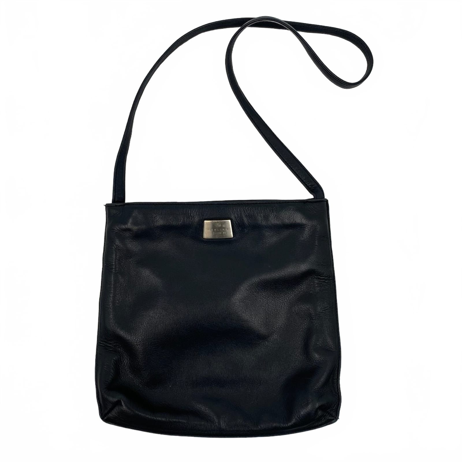 Perlina Black Shoulder Bag Inner Dividers