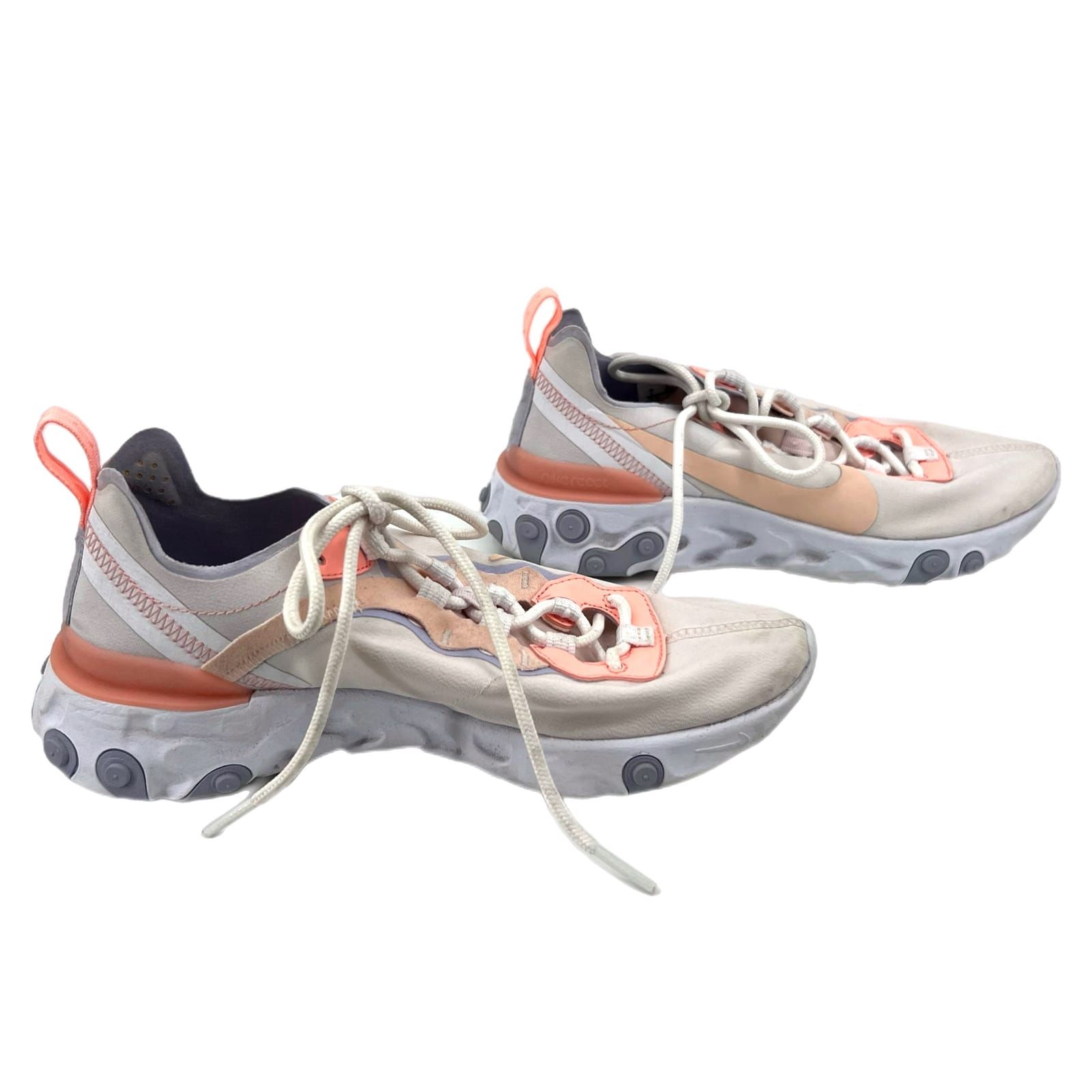 Nike Pink React Athletic Shoes