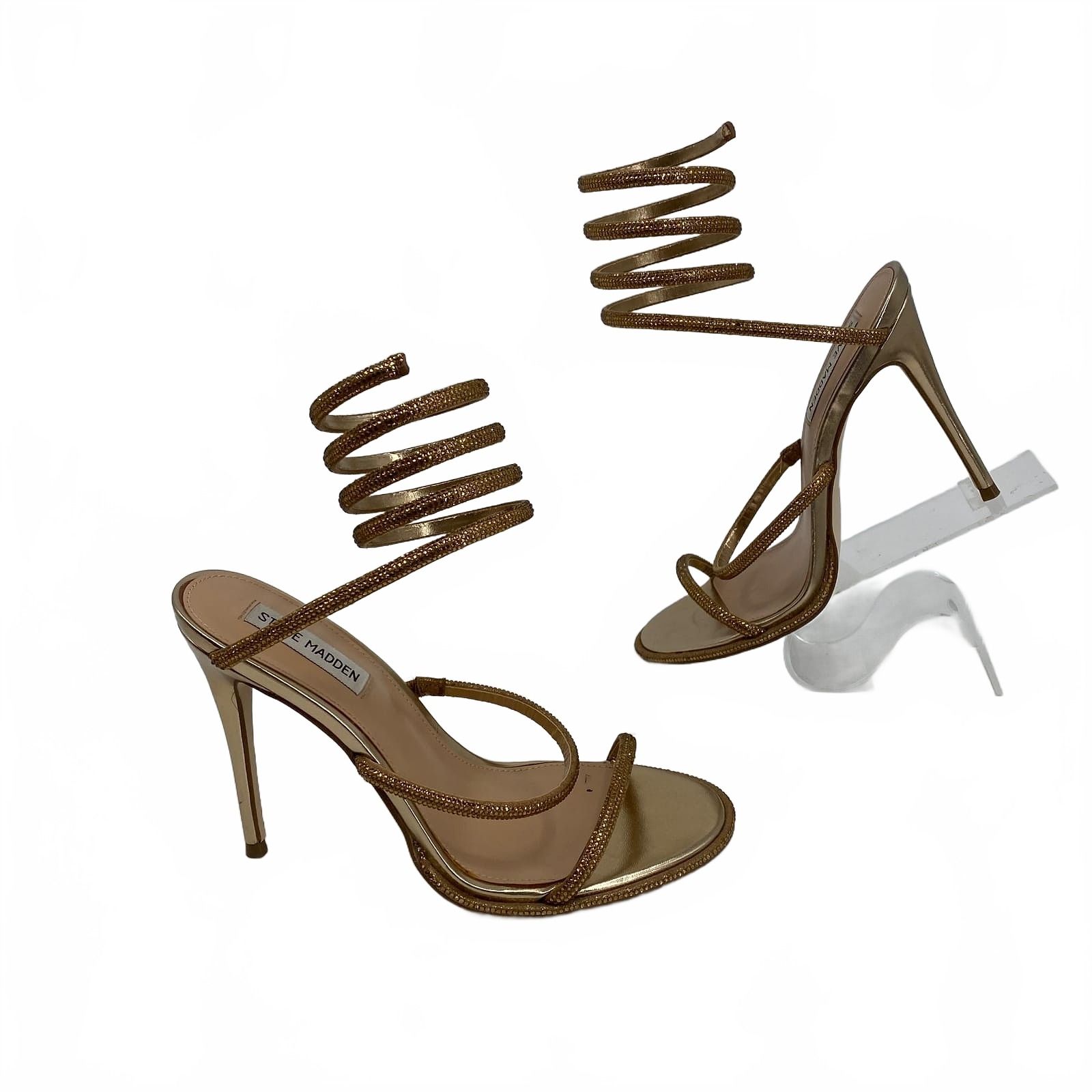Steve Madden Gold Pump Heels 8.5