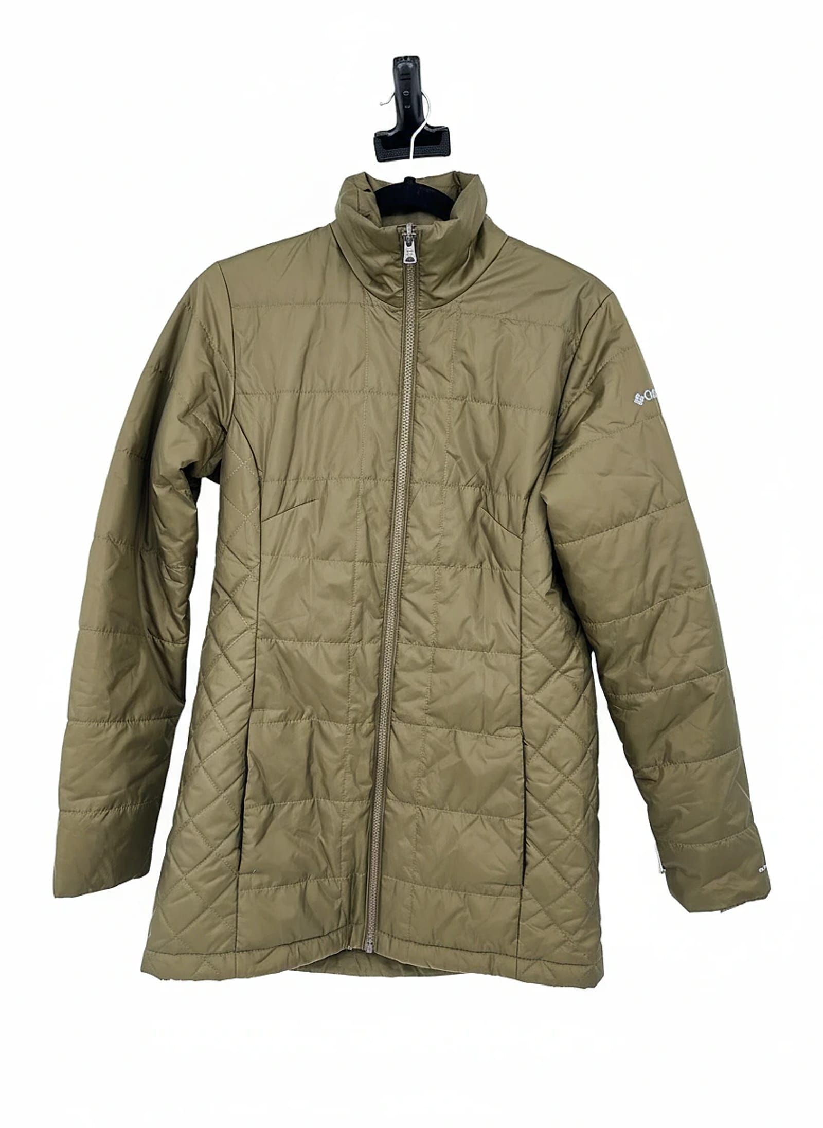 Columbia Green Puffers Jacket for Women