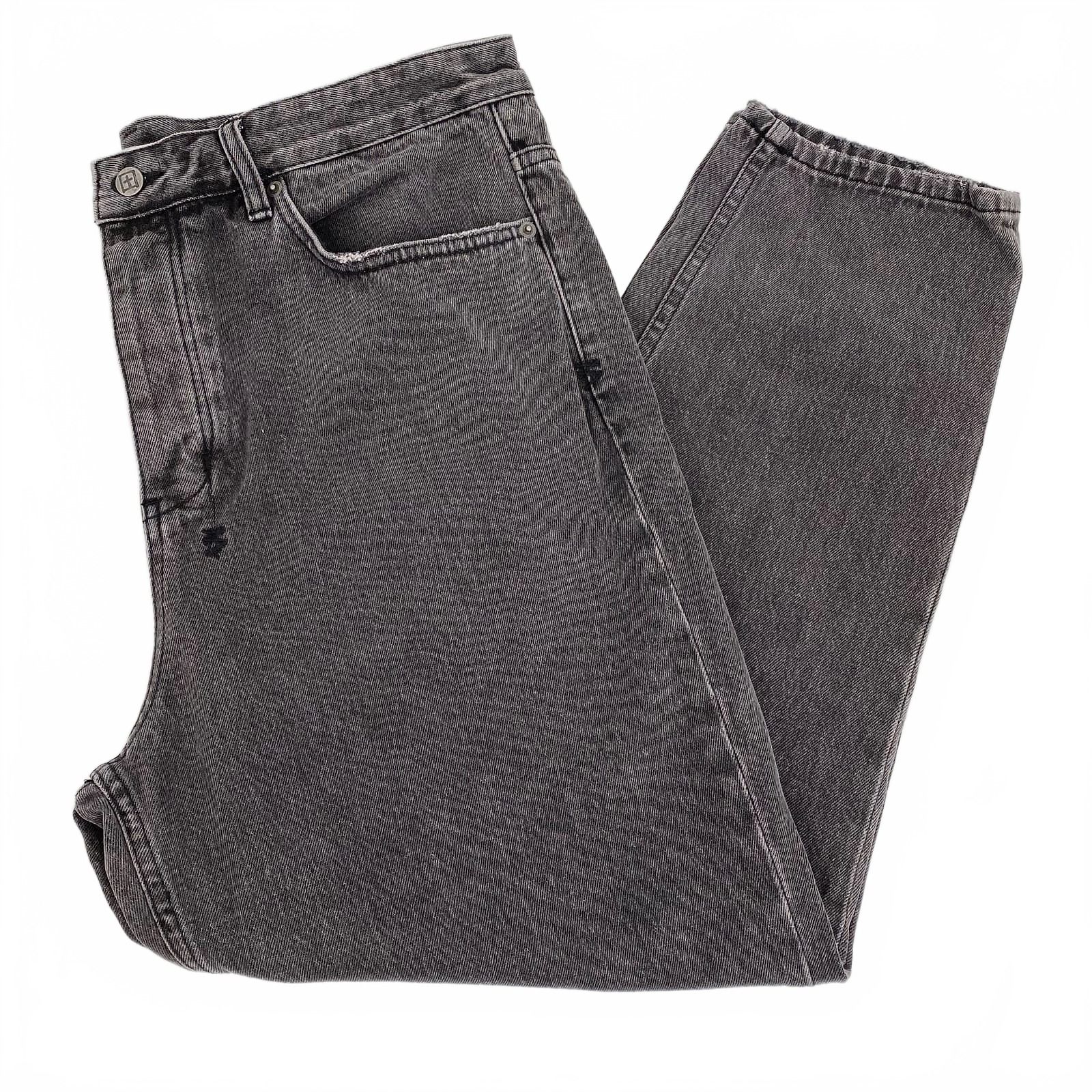 Ksubi Washed Black Straight Leg Jeans