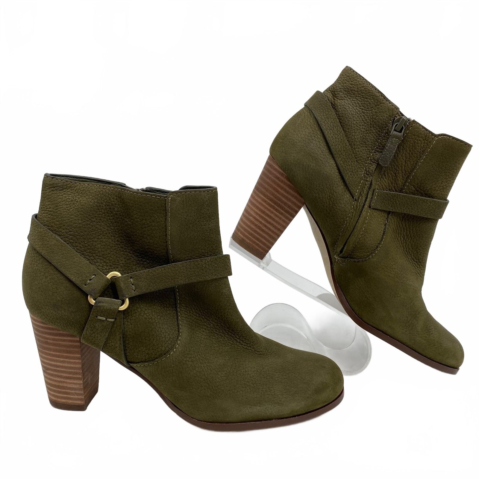 Cole Haan Green Ankle Boots