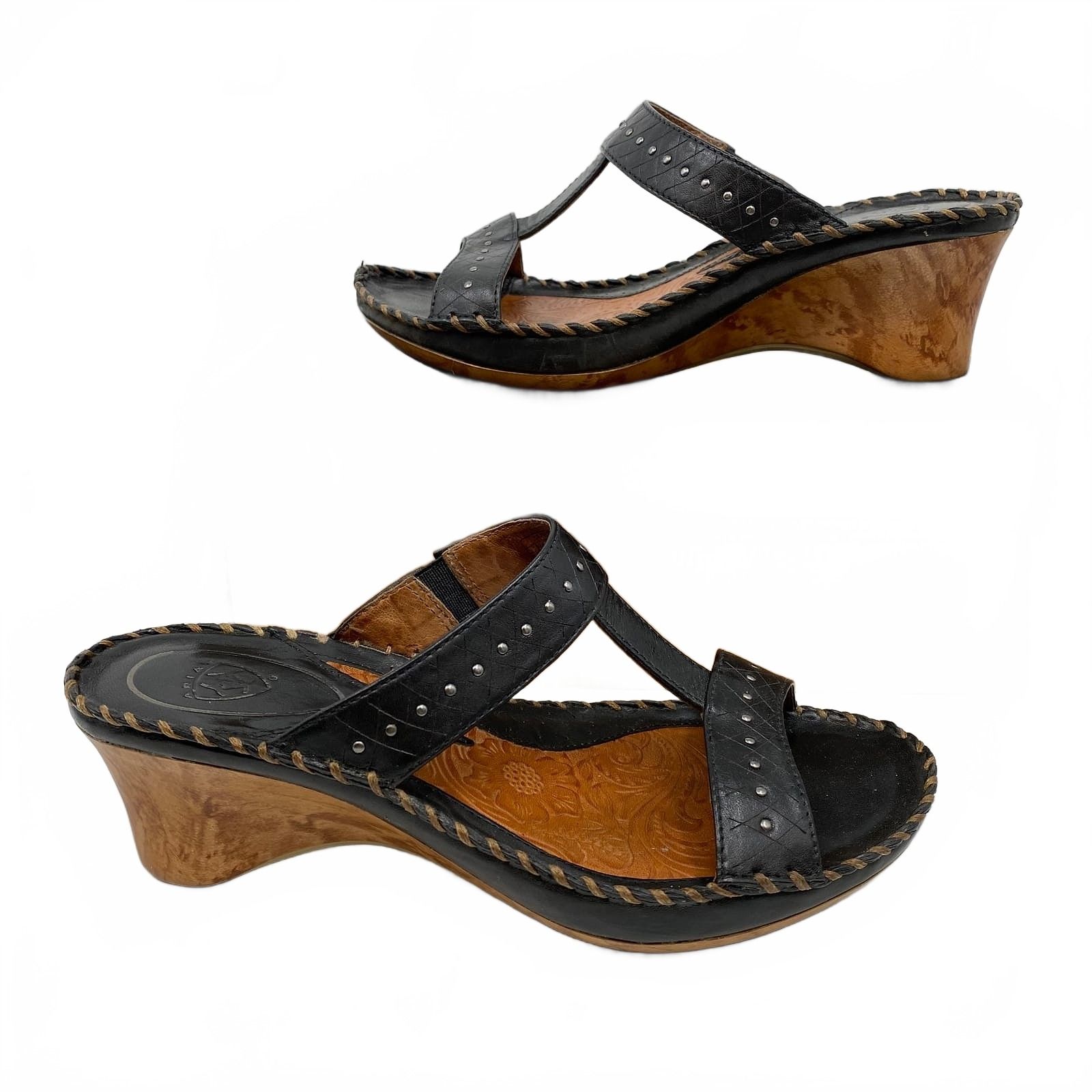 Ariat Cannes Leather Mule Heel