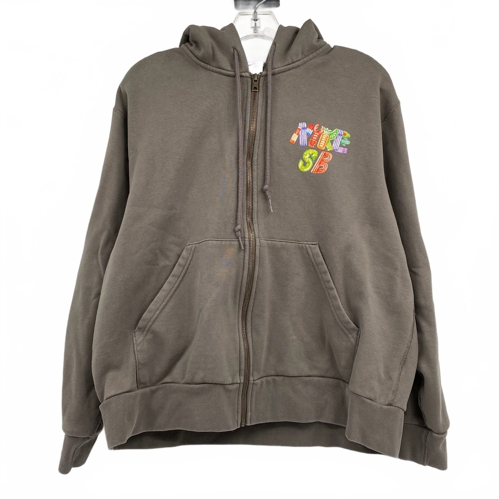 Nike Gray SB Pool Air Full Zip Sweatshirt