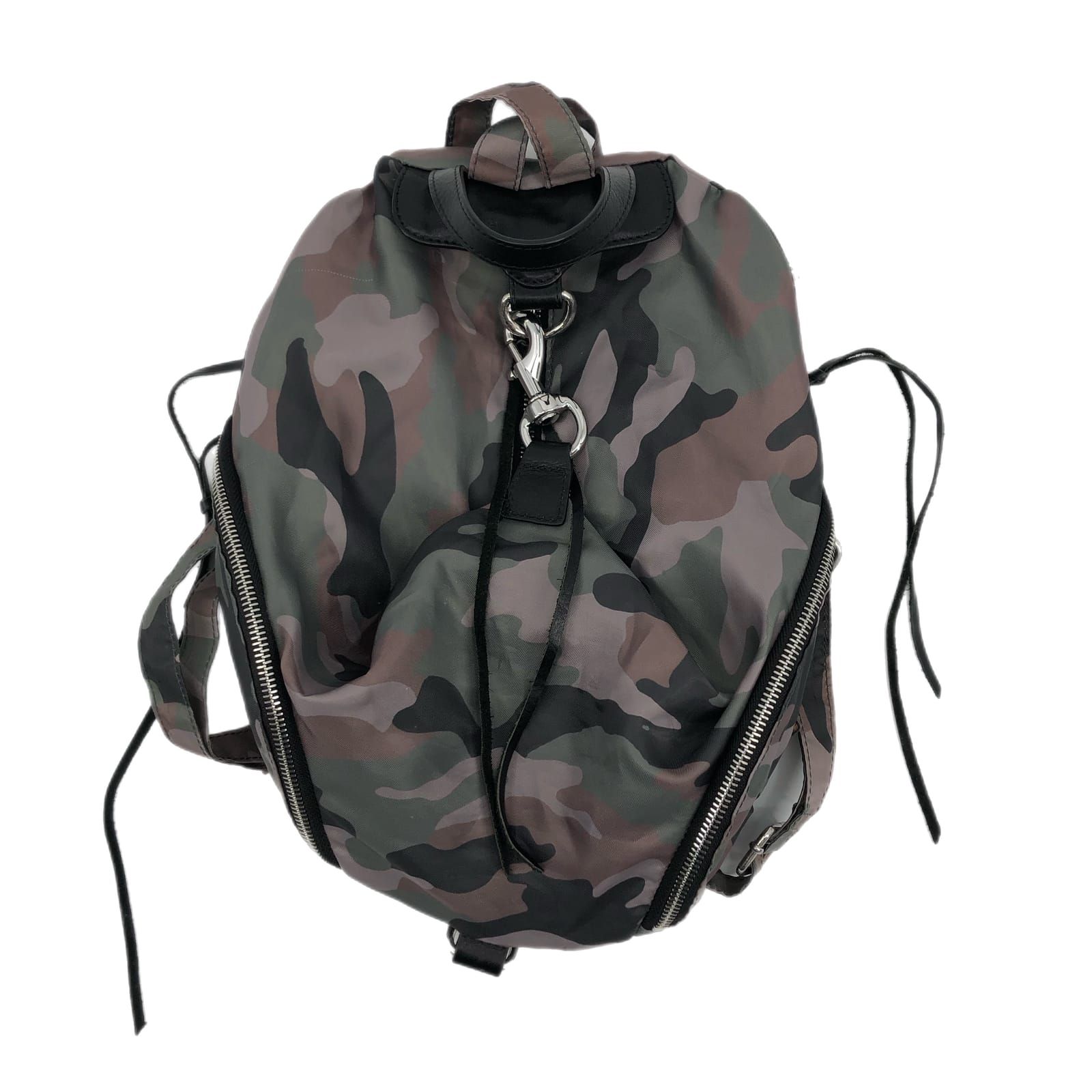 Rebecca Minkoff Green Camouflage Nylon Backpack