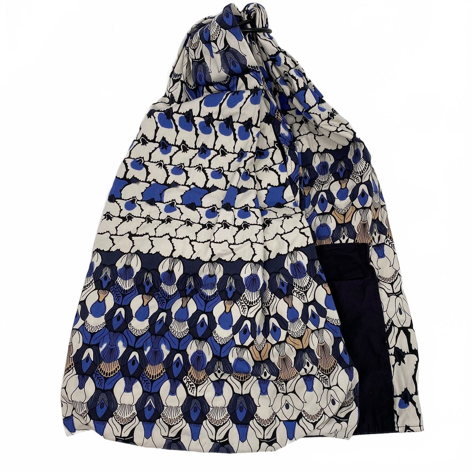 Rockin Baby Blue White Patterned Ring Sling Baby Carrier