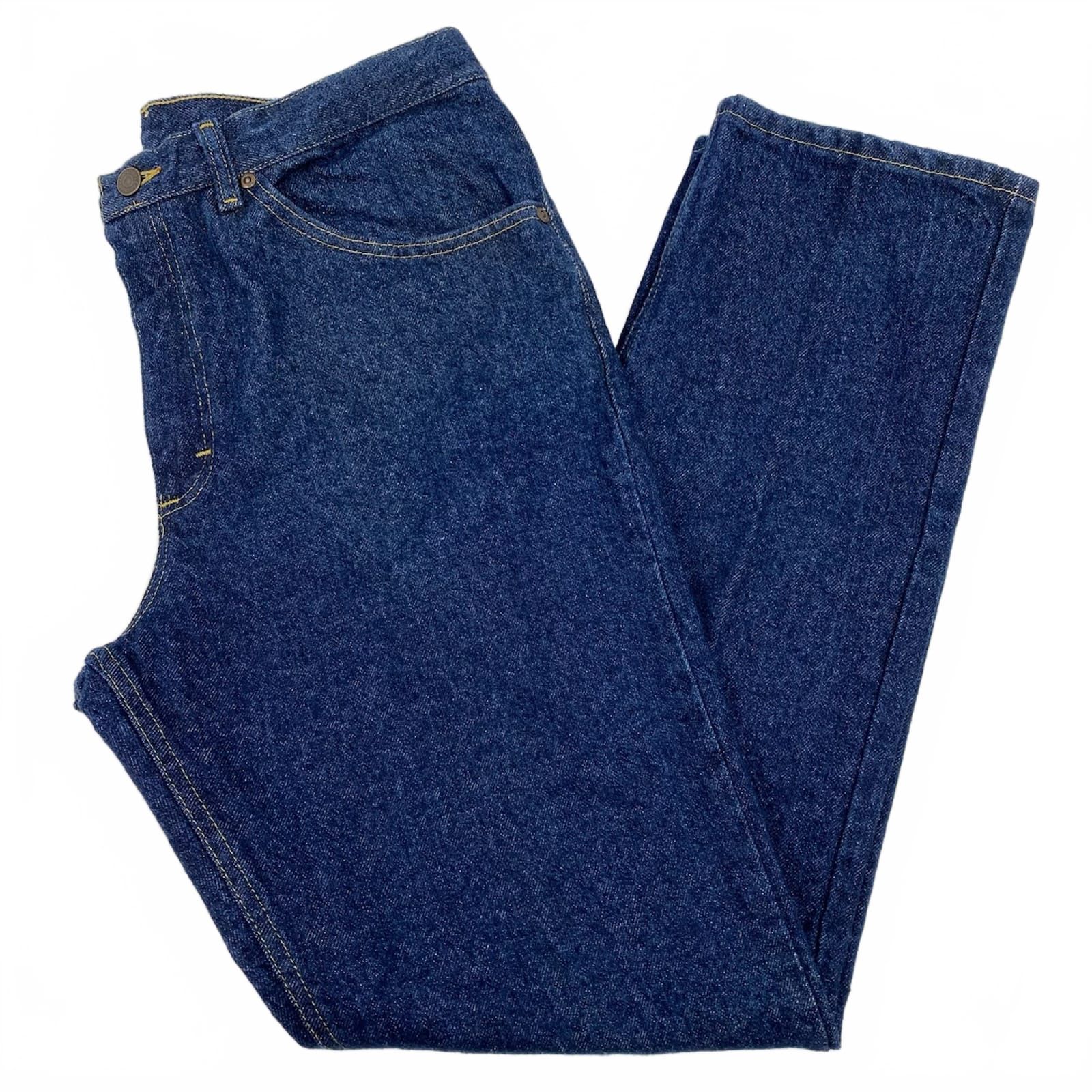 Lee Blue Cotton Straight Jeans