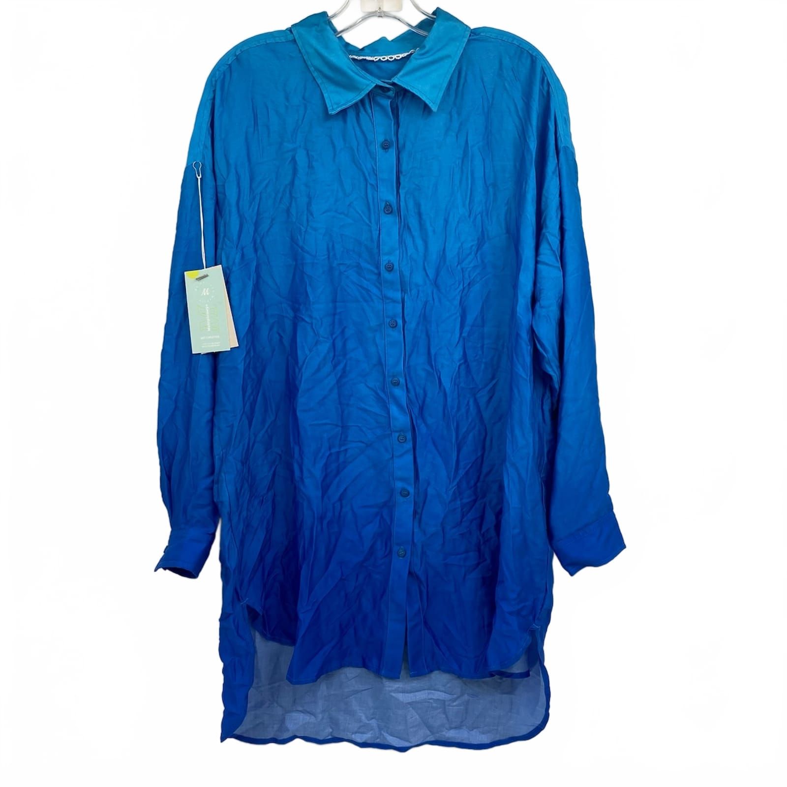 Maaji Blue Ombré Button-Down Shirt