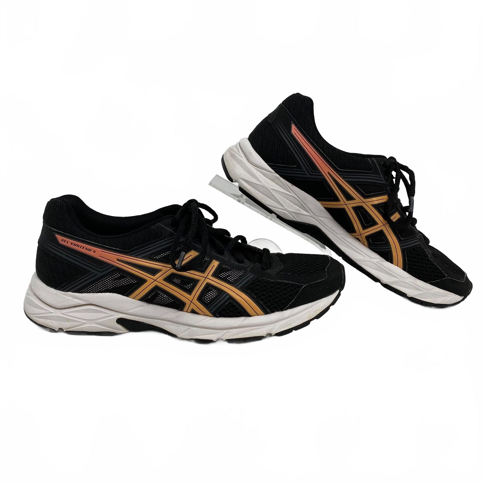 Asics Black Orange Gel-Contend 4 Sneakers